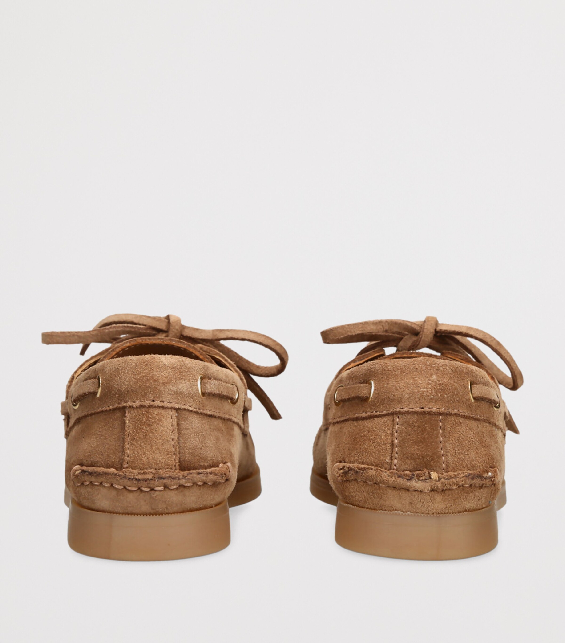 Suede Cruise Boat Shoes BROWN Image 2