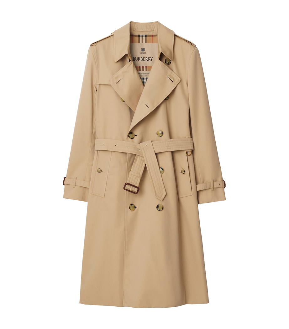 Long Kensington Heritage Trench Coat HONEY Image 1