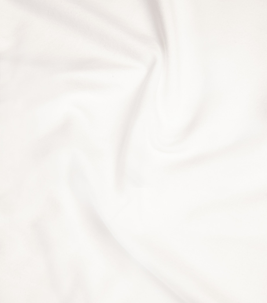 Cotton Superior V-Neck T-Shirt WHITE Image 5