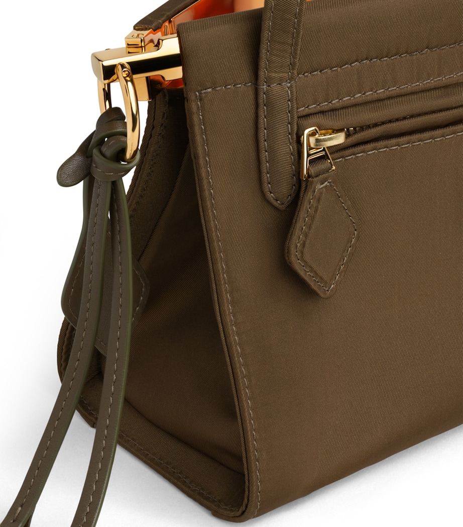 Alaïa Medium Le Click East West Shoulder Bag Vert Kaki Image 3