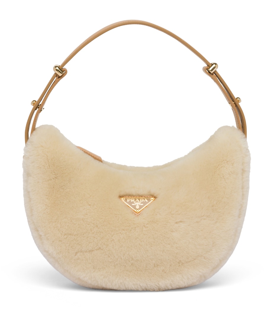 Arqué Shearling Shoulder Bag F03KL Image 1