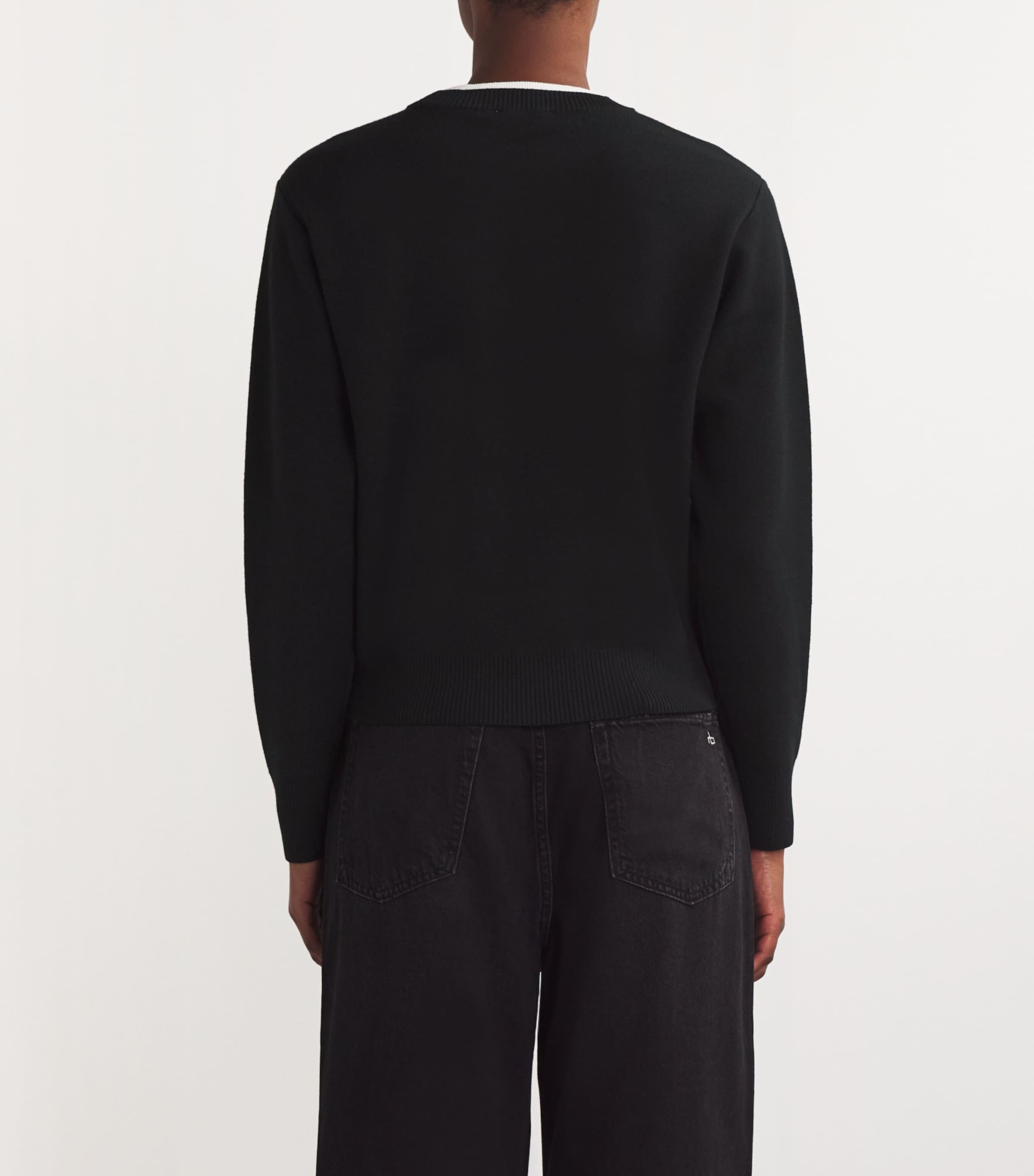 Wool-Blend Sweater BLACK Image 4