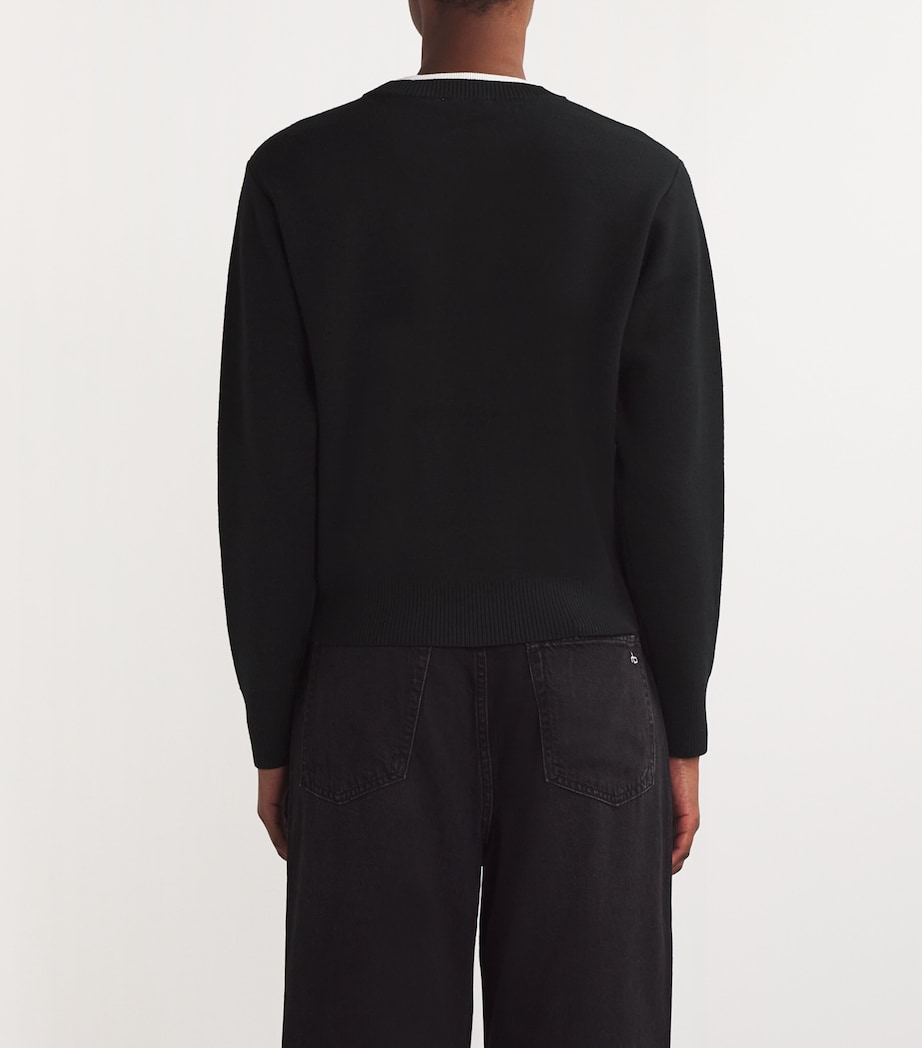 Wool-Blend Sweater BLACK Image 4