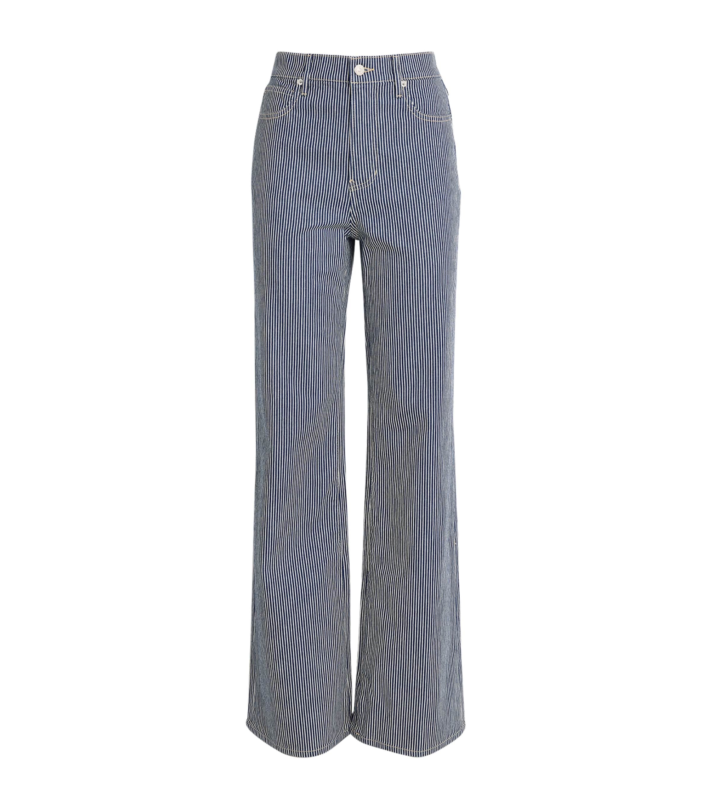 Crosbie Striped Wide-Leg Jeans SOLISTICE STRIPE Image 1