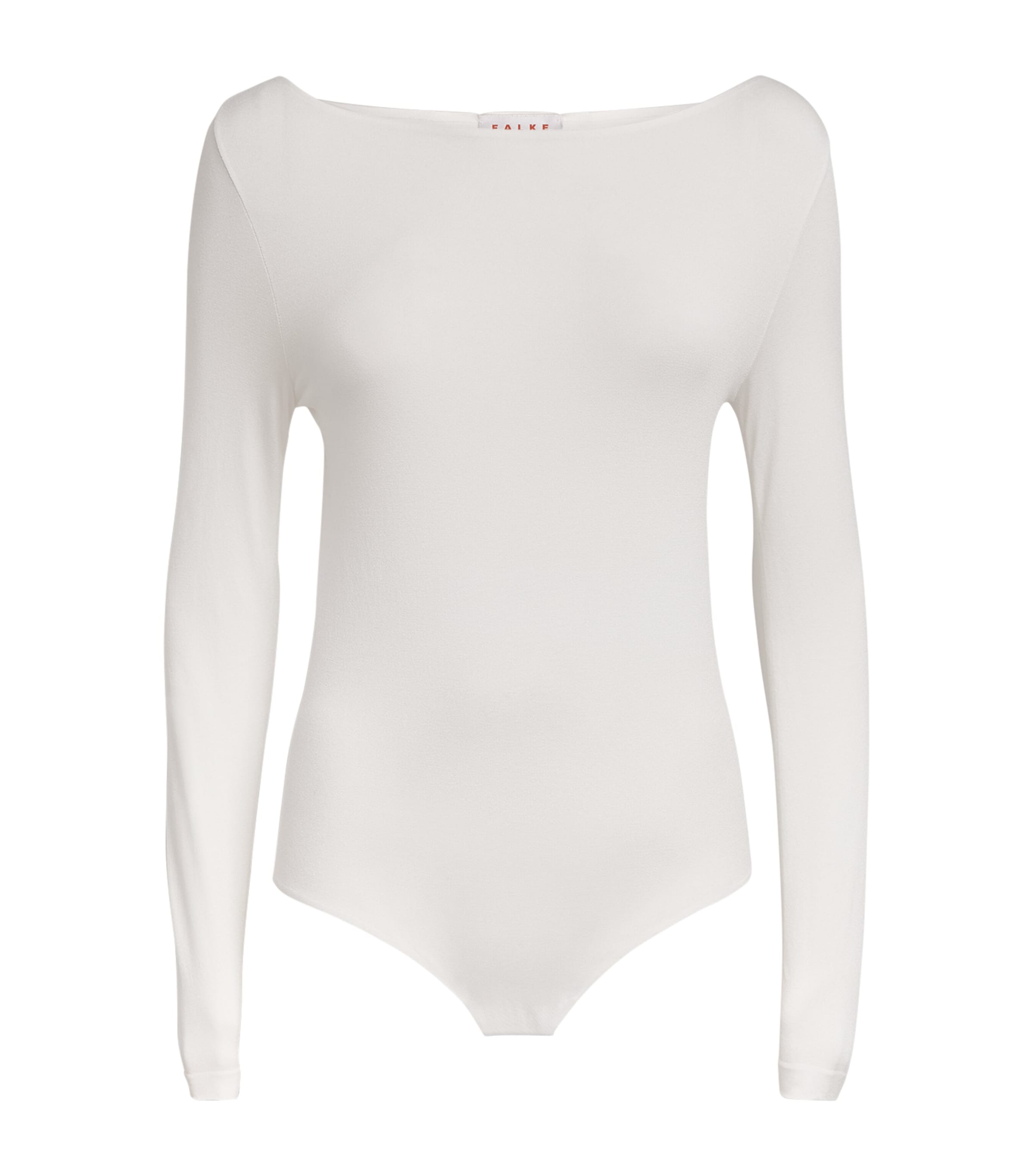 Falke Cotton-blend Bodysuit In Ivory