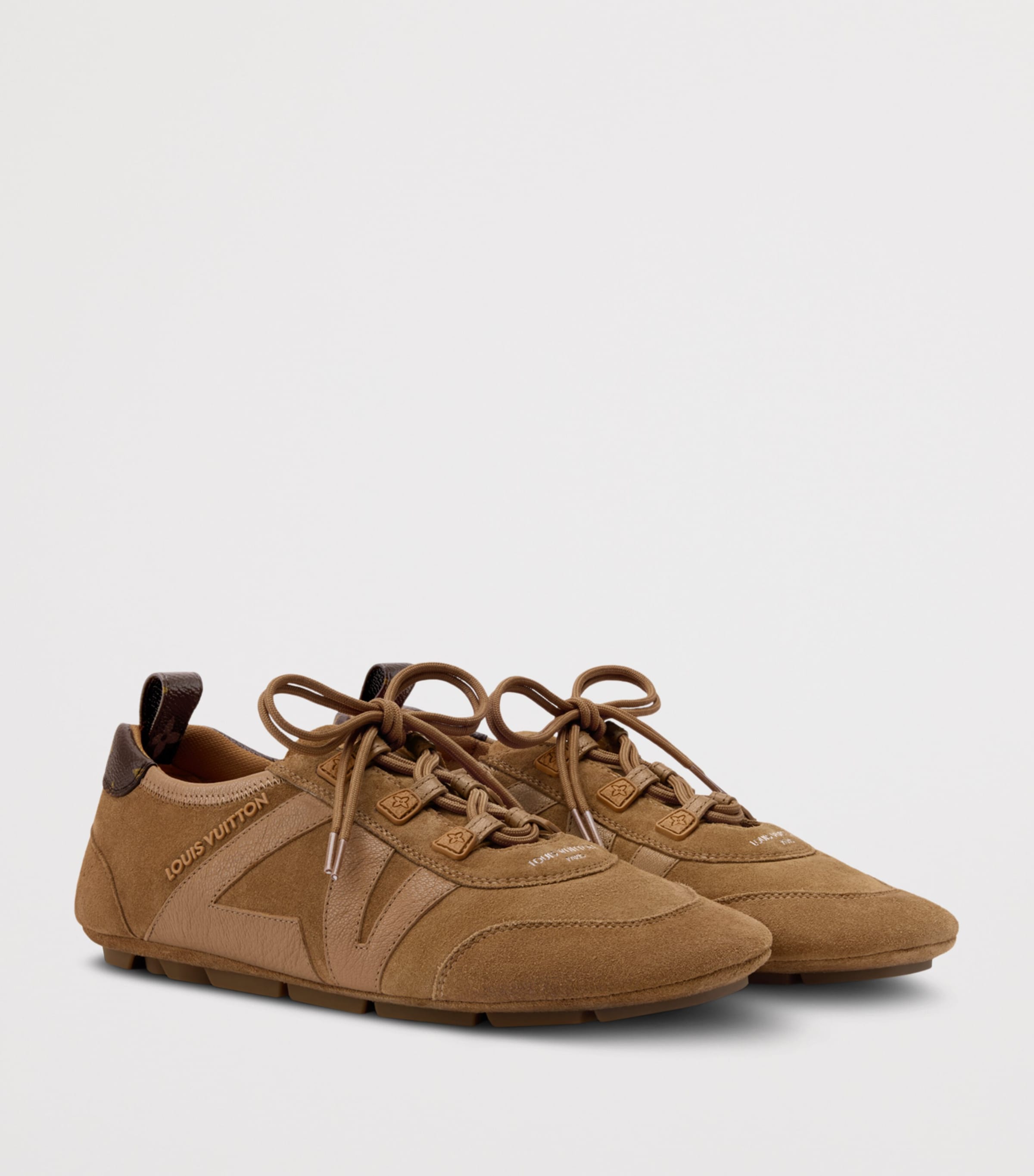LOUIS VUITTON Suede LV Sneakerina Sneakers Cocnac Brown Image 2