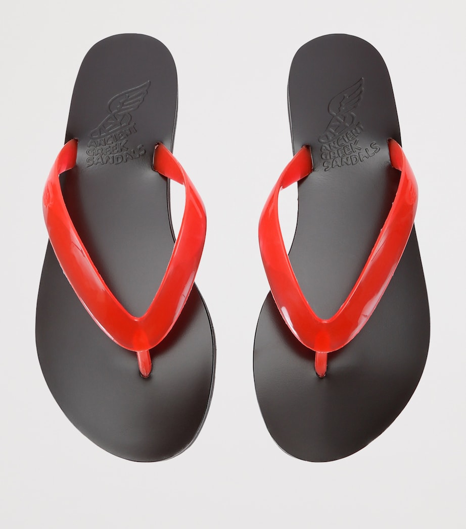 Ancient Greek Sandals Jelly Saionara Flip Flops Red/other Image 4