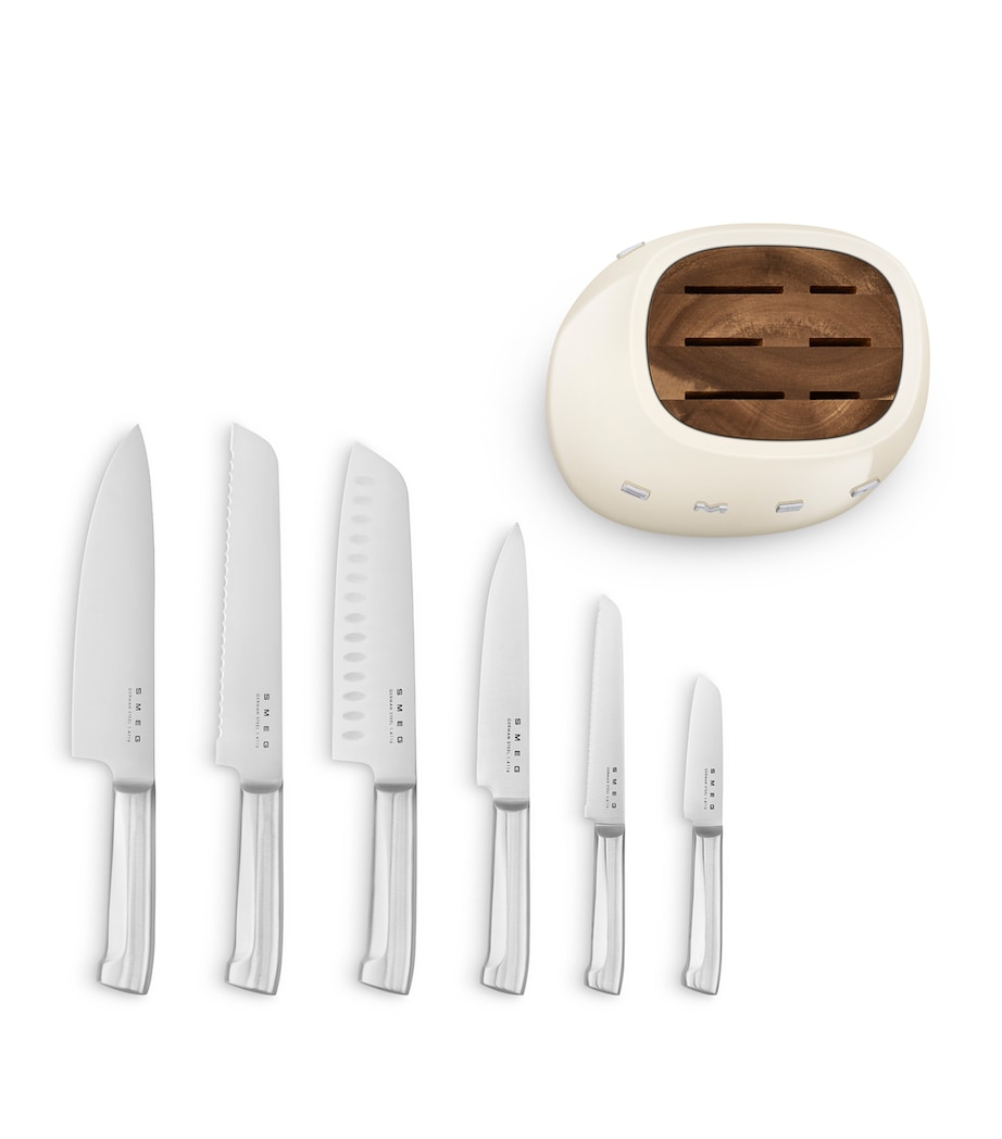 Knife Block Set CREAM Image 4