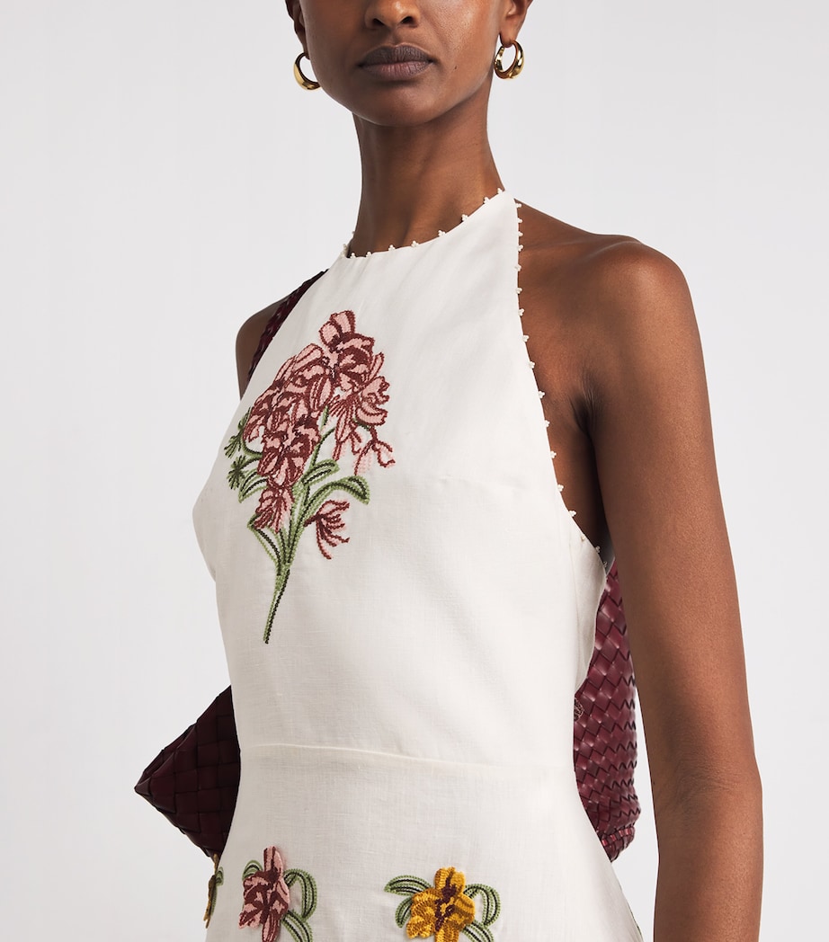 Linen Balsa Cordillera Midi Dress MULTICOLOR Image 5