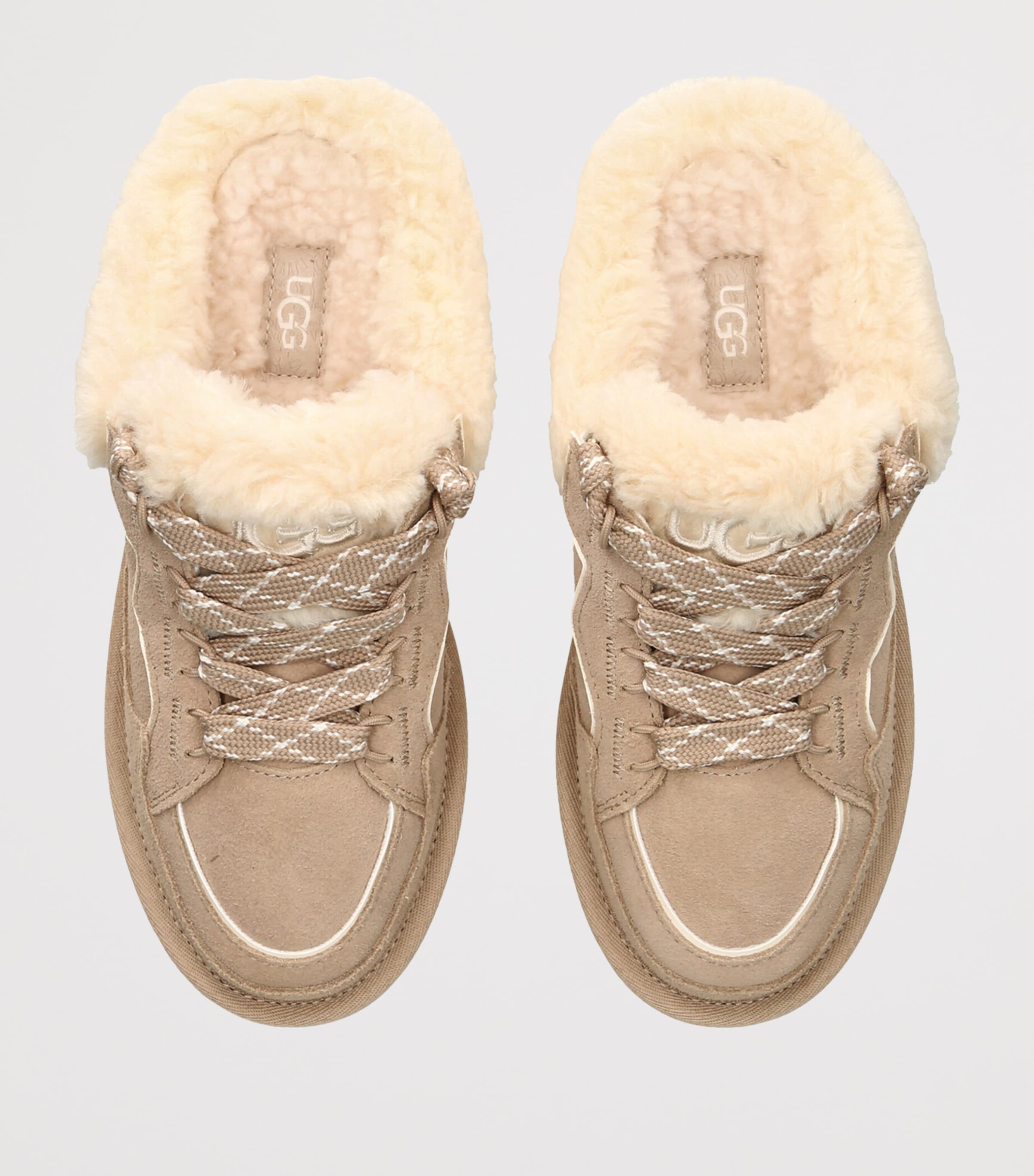 UGG Suede Lowmel Mules Grey/light Image 3
