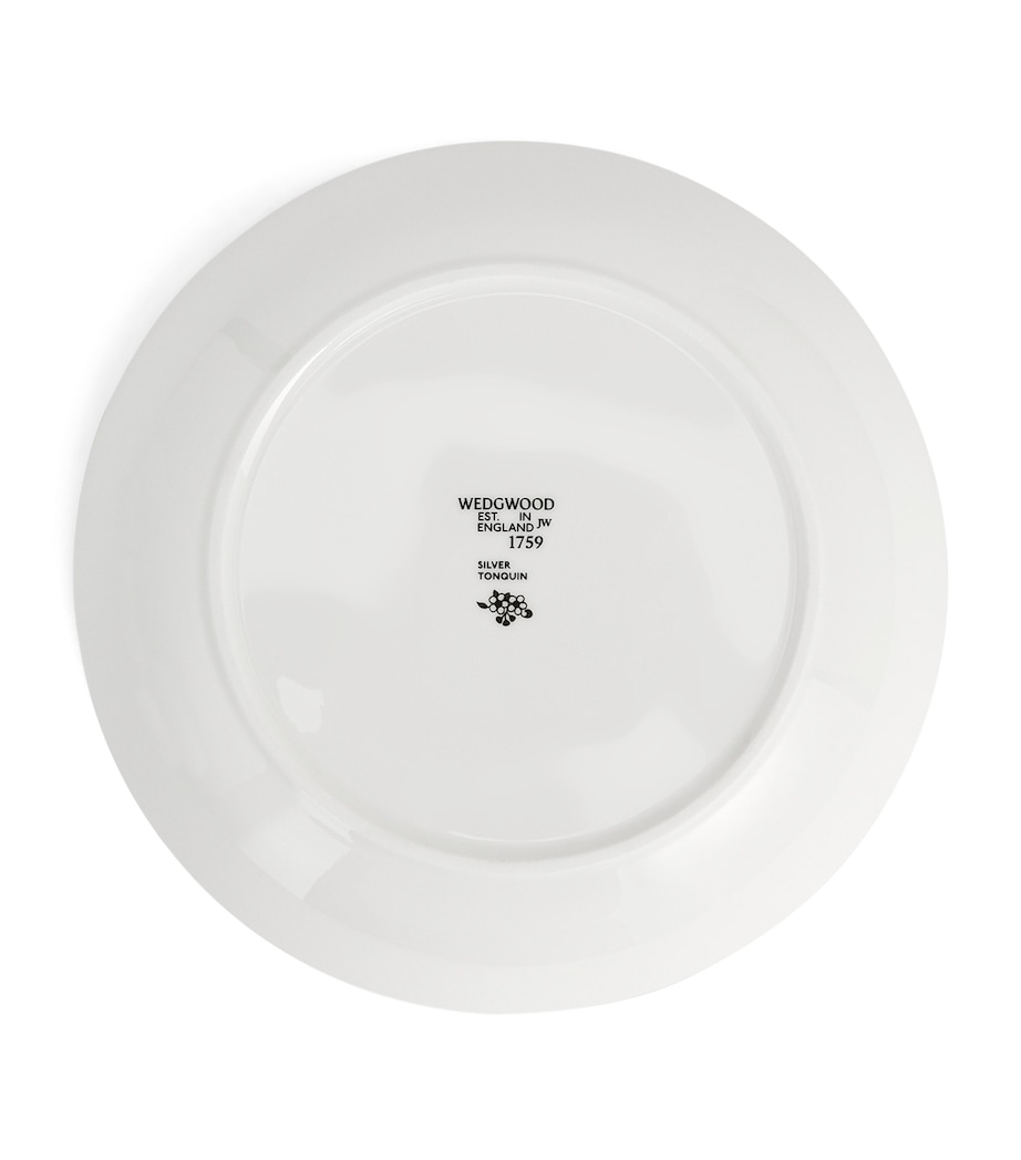 Silver Tonquin Deep Plate (22cm) SILVER Image 6
