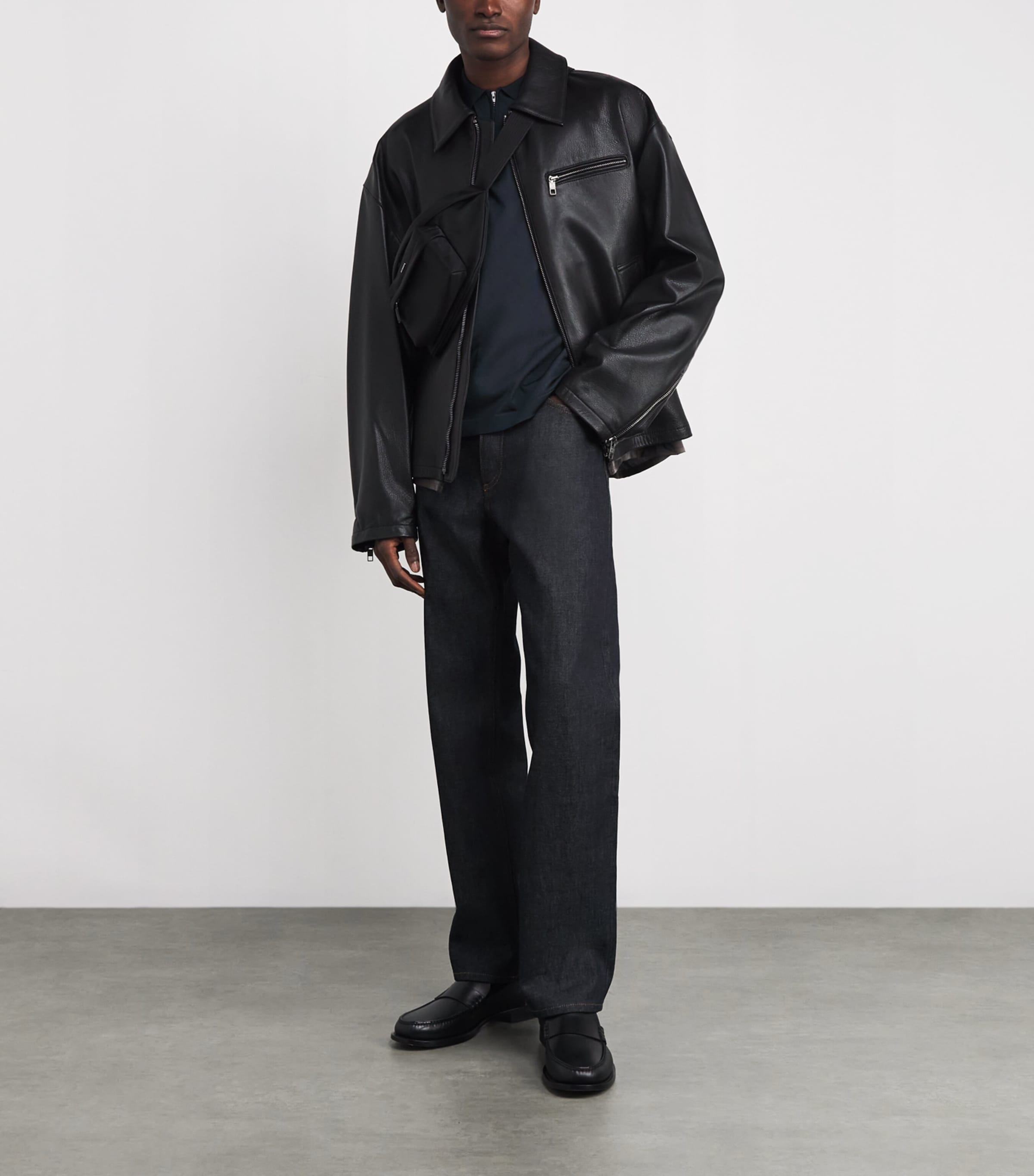 Half-Zip Polo Shirt ROYAL BLUE Image 2