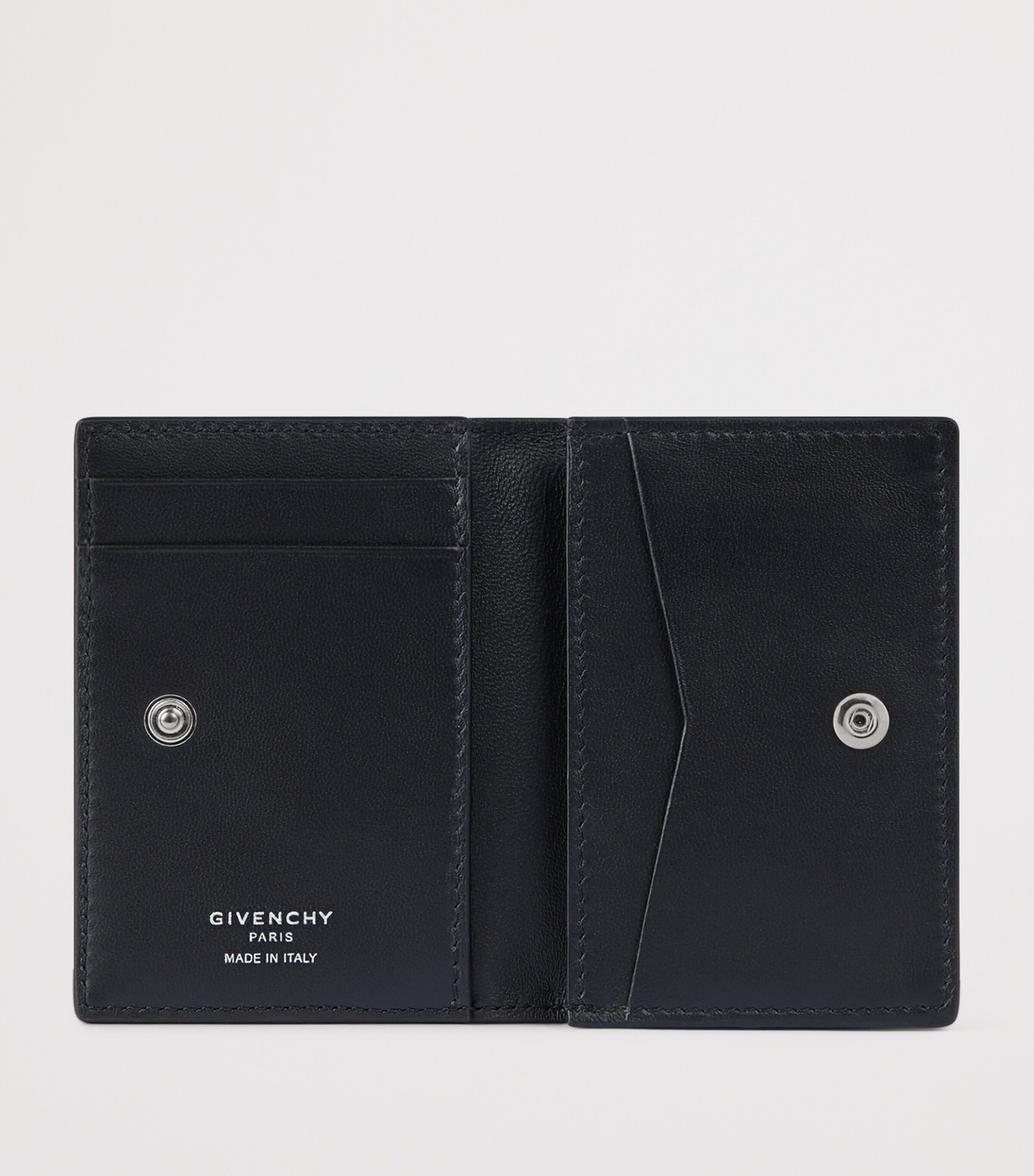 Leather Business Card Holder BLACK Image 3
