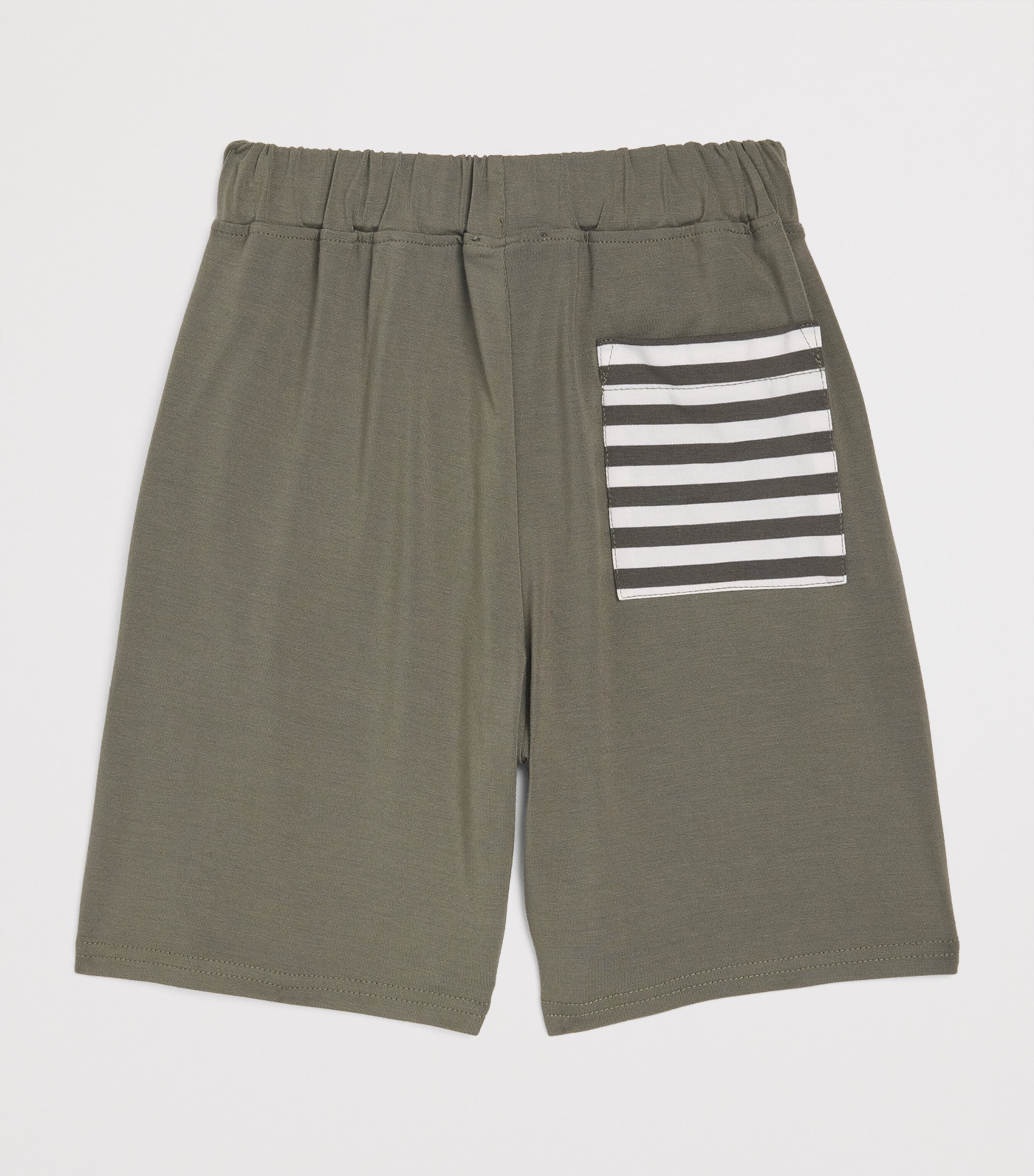 Homebody Kids Jersey Pyjama Shorts (4-16 Years) Charred Green Image 2