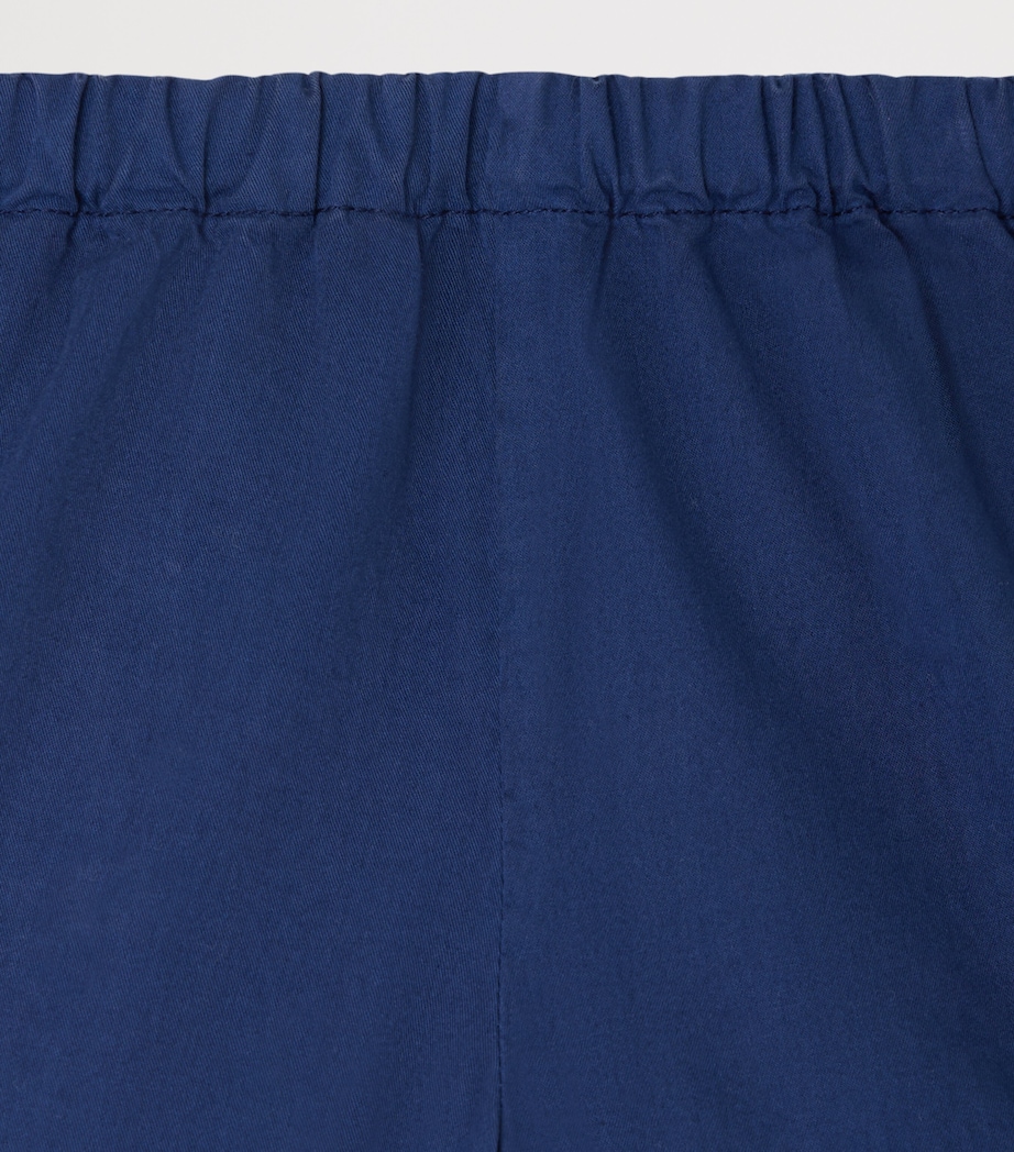 Bonpoint Organic Cotton Ecady Shorts (6-18 Months) Indigo Image 3
