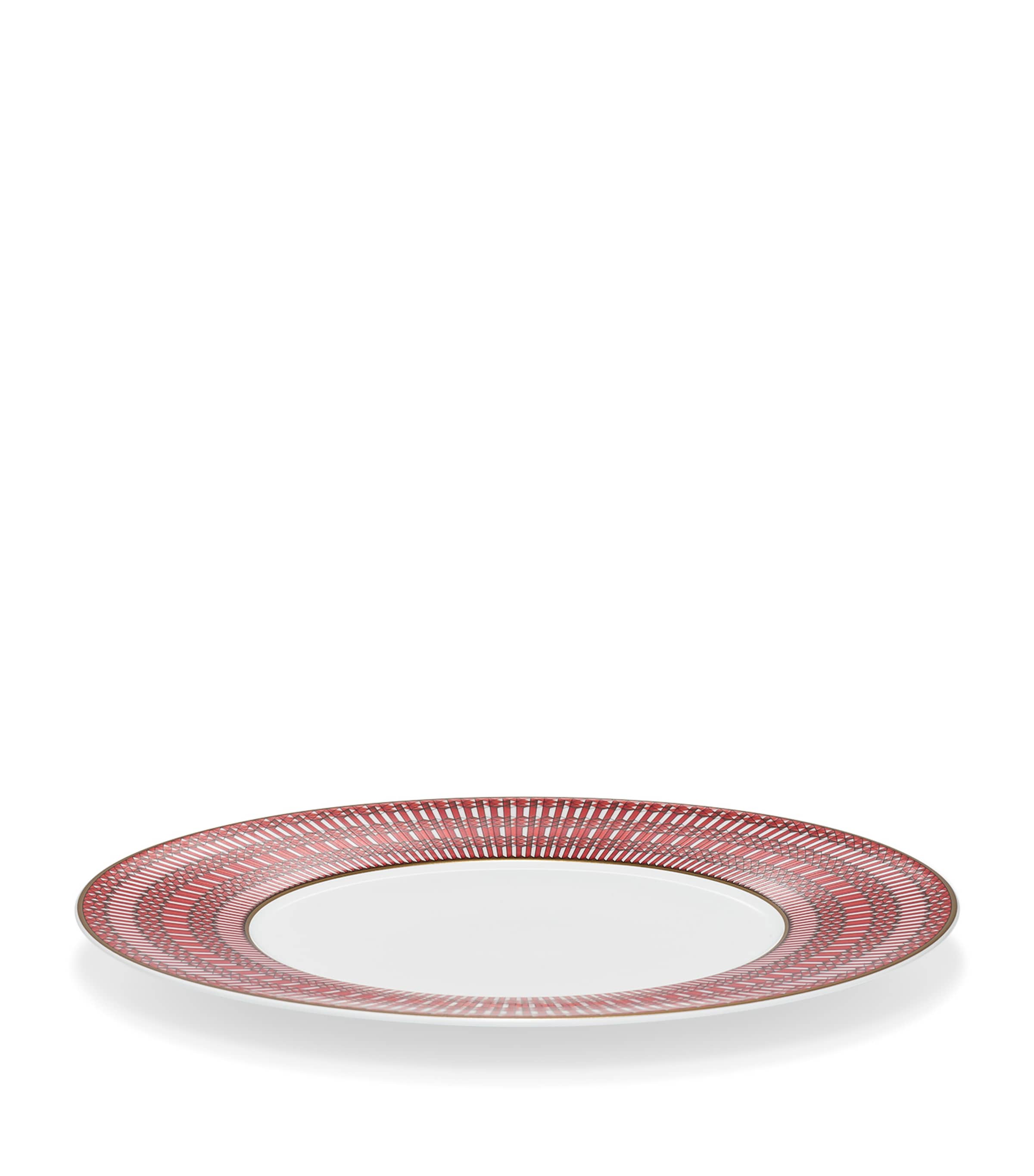 Set of 2 Arcadia Red Dinner Plates (27cm) CLEAR Image 2