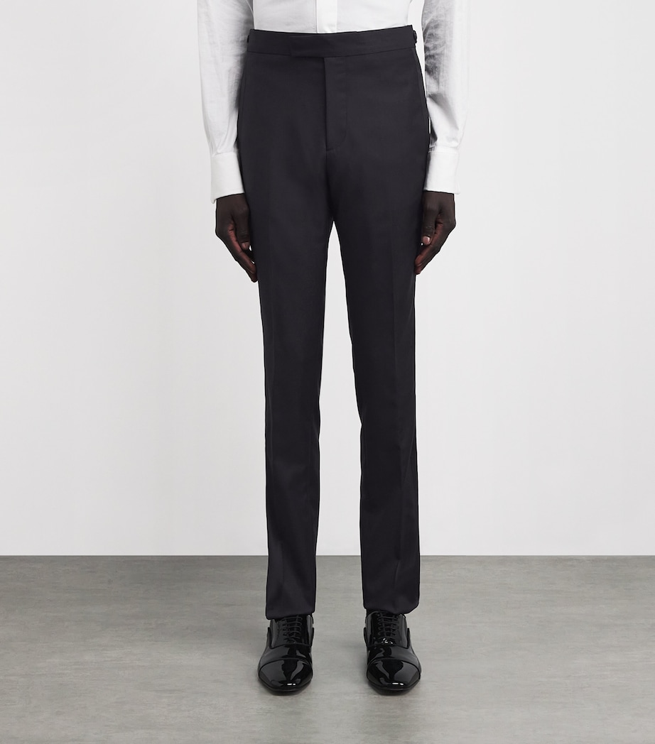 Wool-Silk Evening Trousers 79_BLACK Image 3