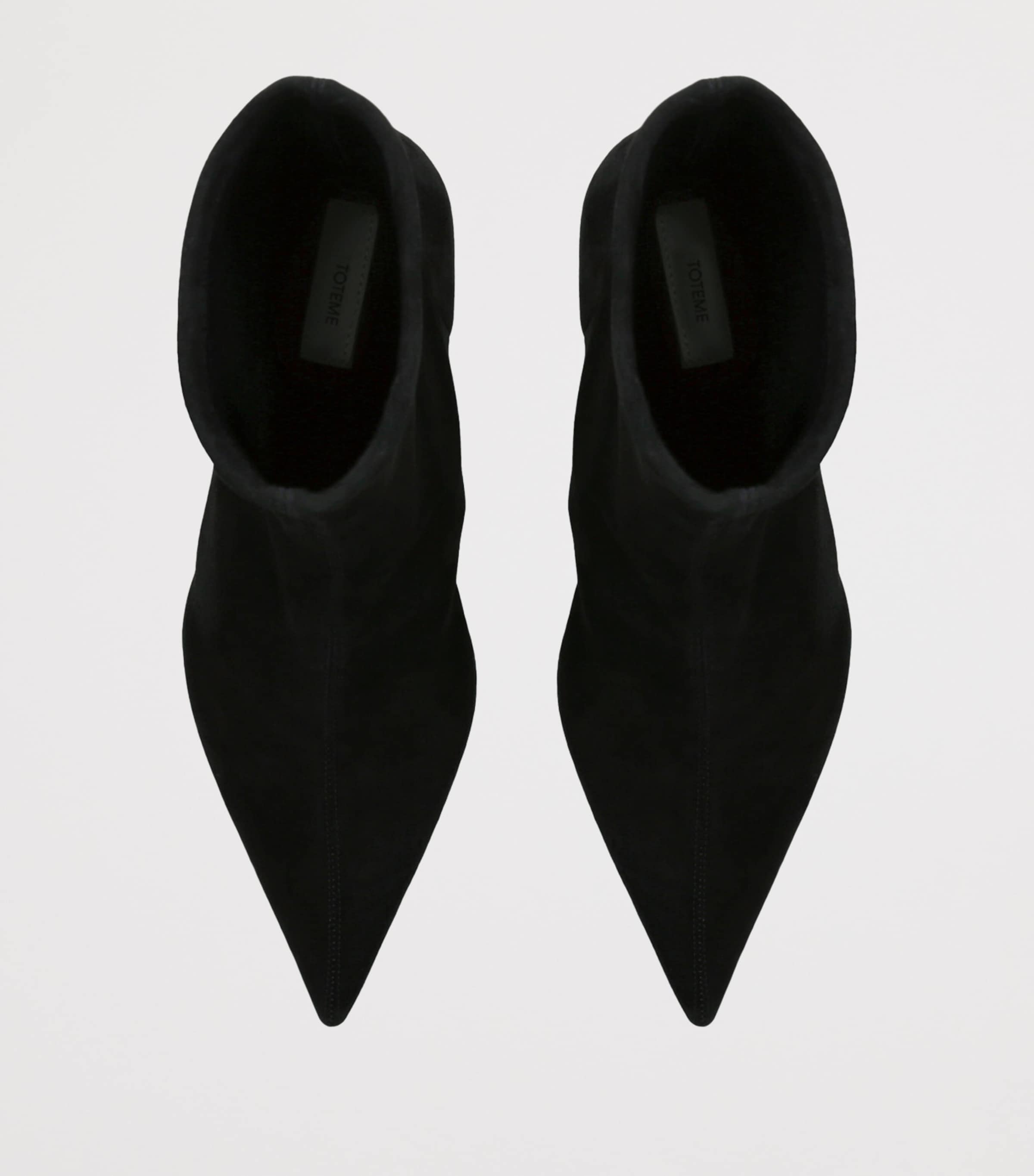 Suede Heeled Boots 55 BLACK Image 4
