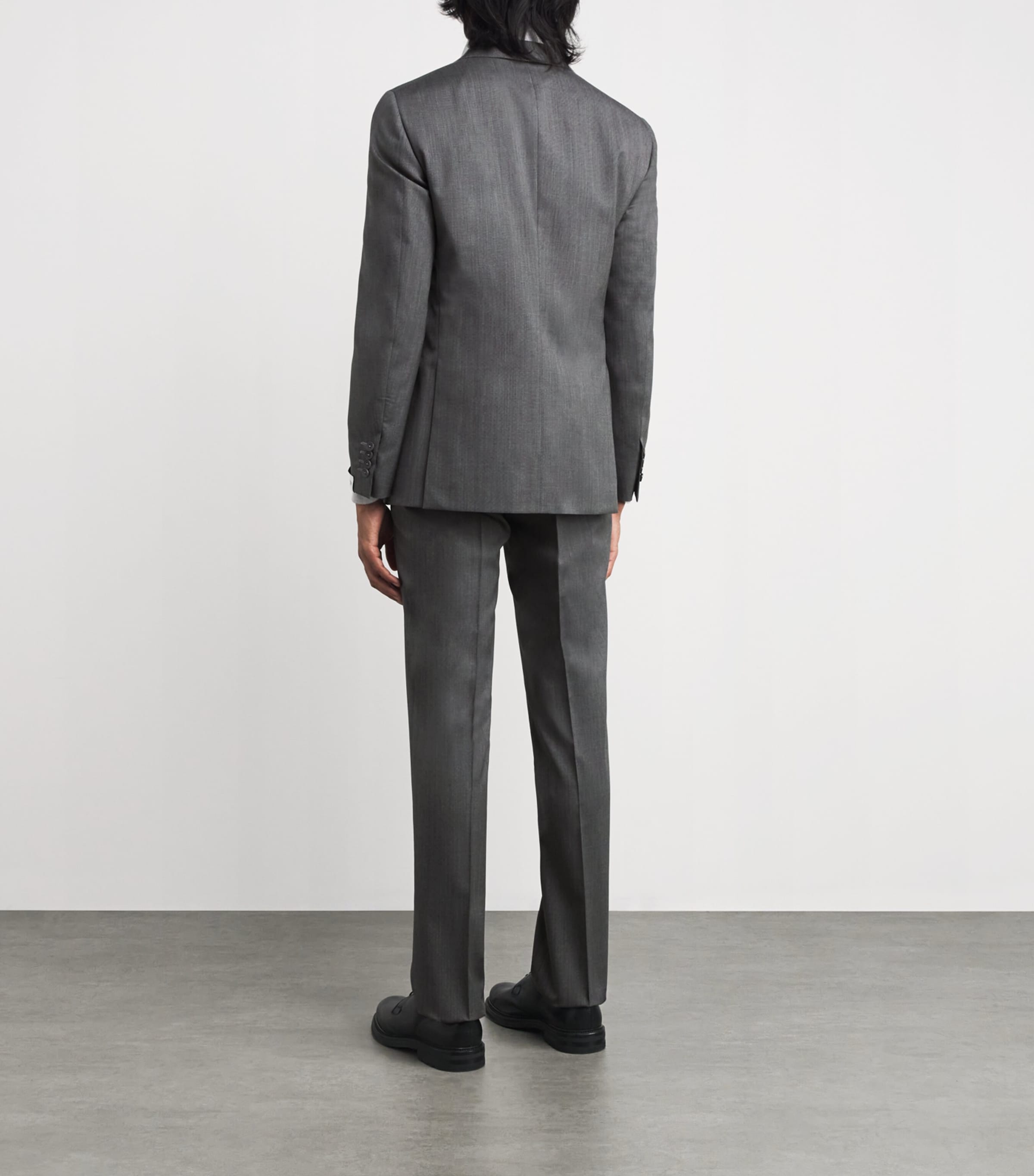 Pal Zileri Mens 2-Piece Suit Grey Image 4
