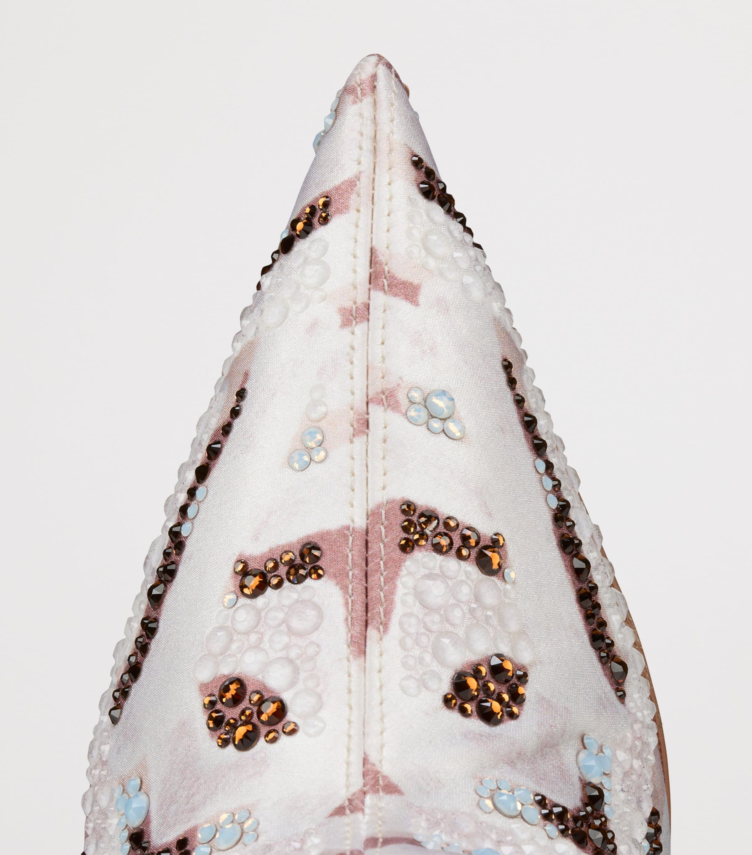 Miss Z Silk Embellished Knee-High Boots 100 6011 Image 4