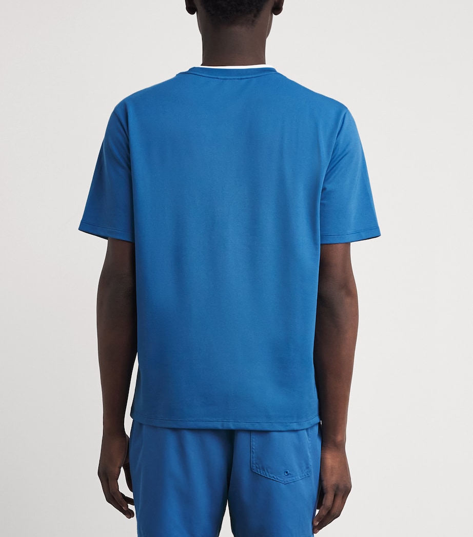 VUORI Mens Logo Gamepoint T-Shirt Tbl Court Blue Image 5