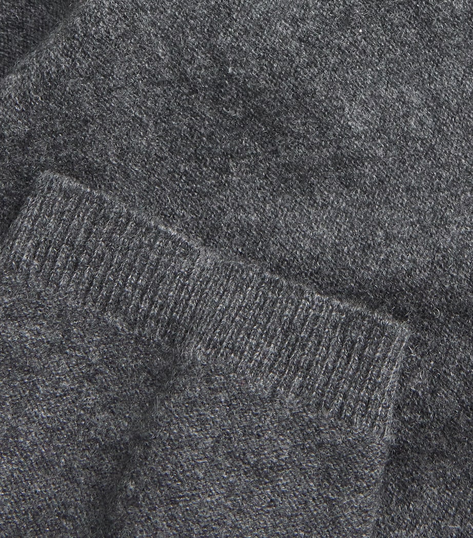 Virgin Wool-Cashmere Moxa Sweater 003 DARK GREY Image 5