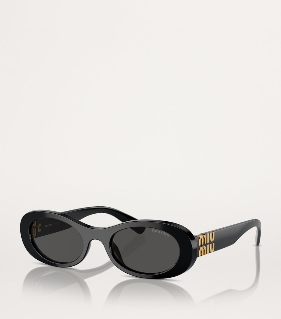 Acetate Oval Sunglasses 1AB5S0 Image 2