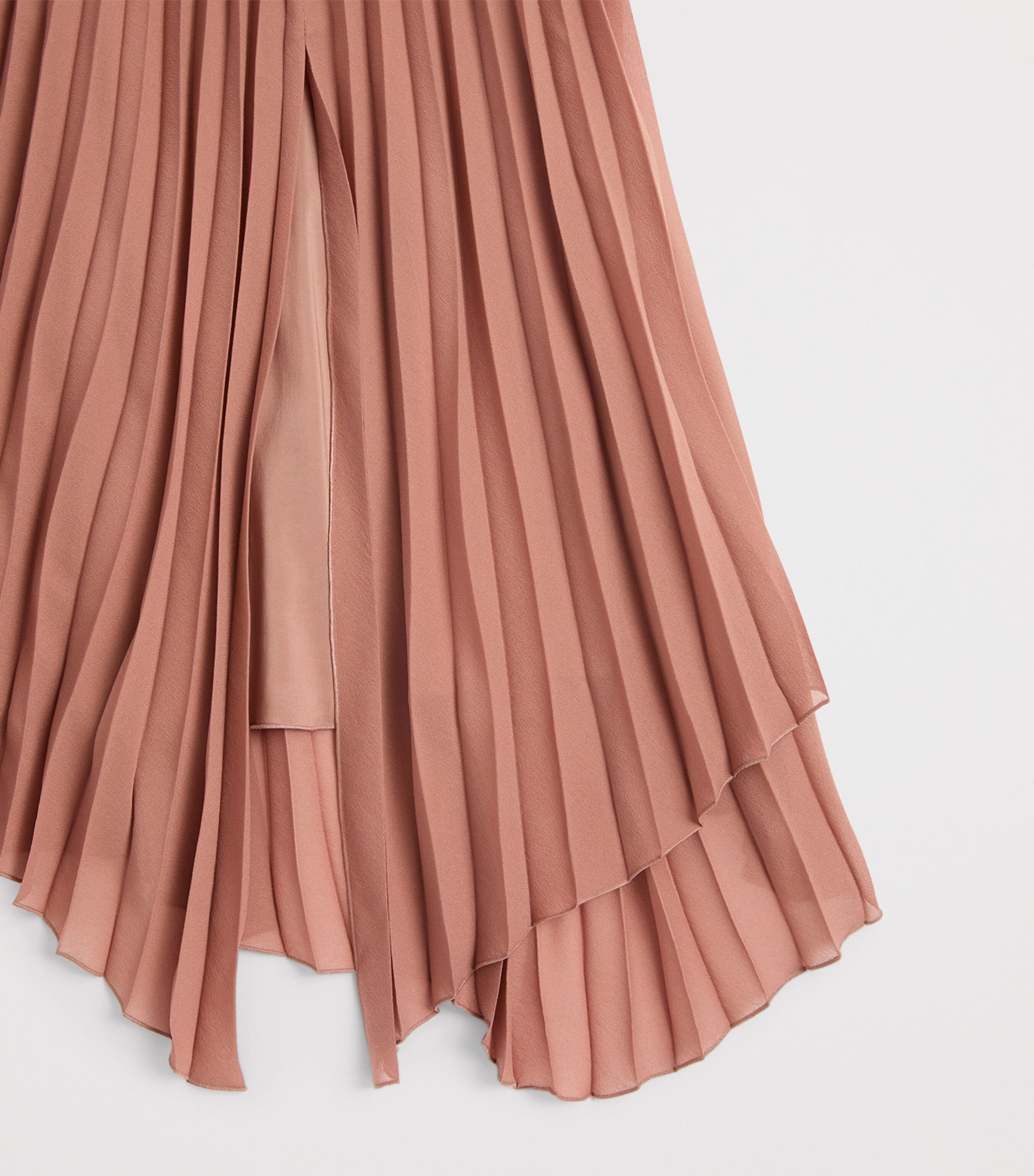Valentino Womens Chiffon Pleated Midi Skirt Image 3