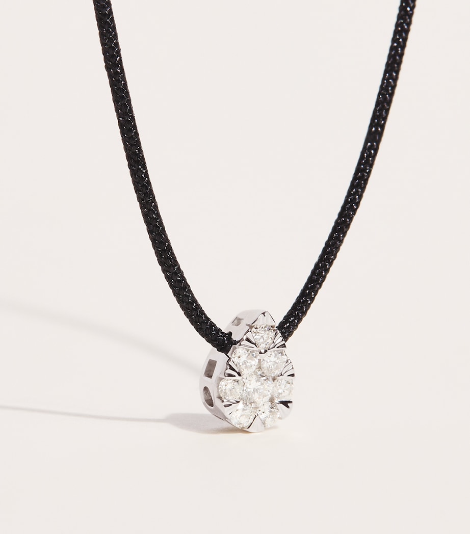 Persée White Gold and Diamond Floating Necklace White Gold Image 5