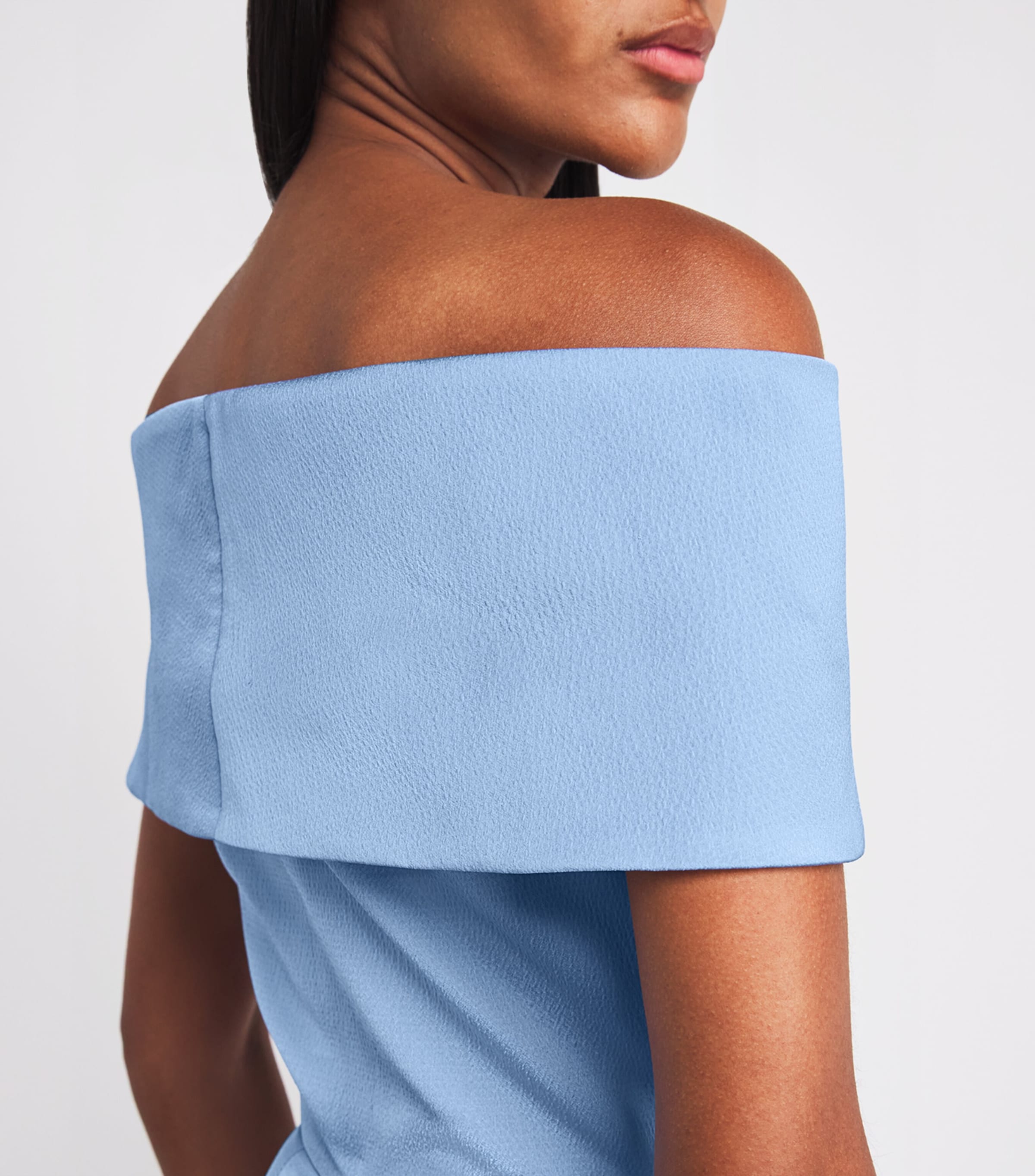 Charmeuse Off-The-Shoulder Philomena Gown CEL Image 4