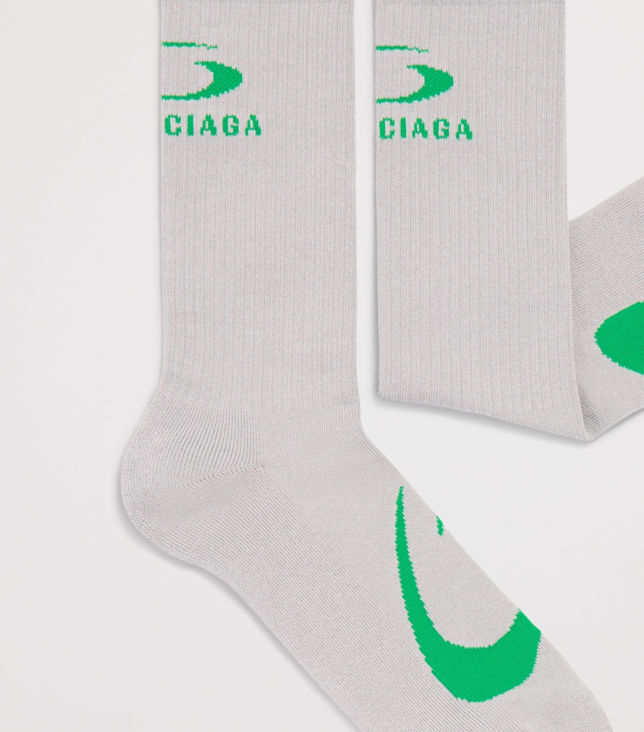 Cotton-Blend Logo Socks 1467 Image 2