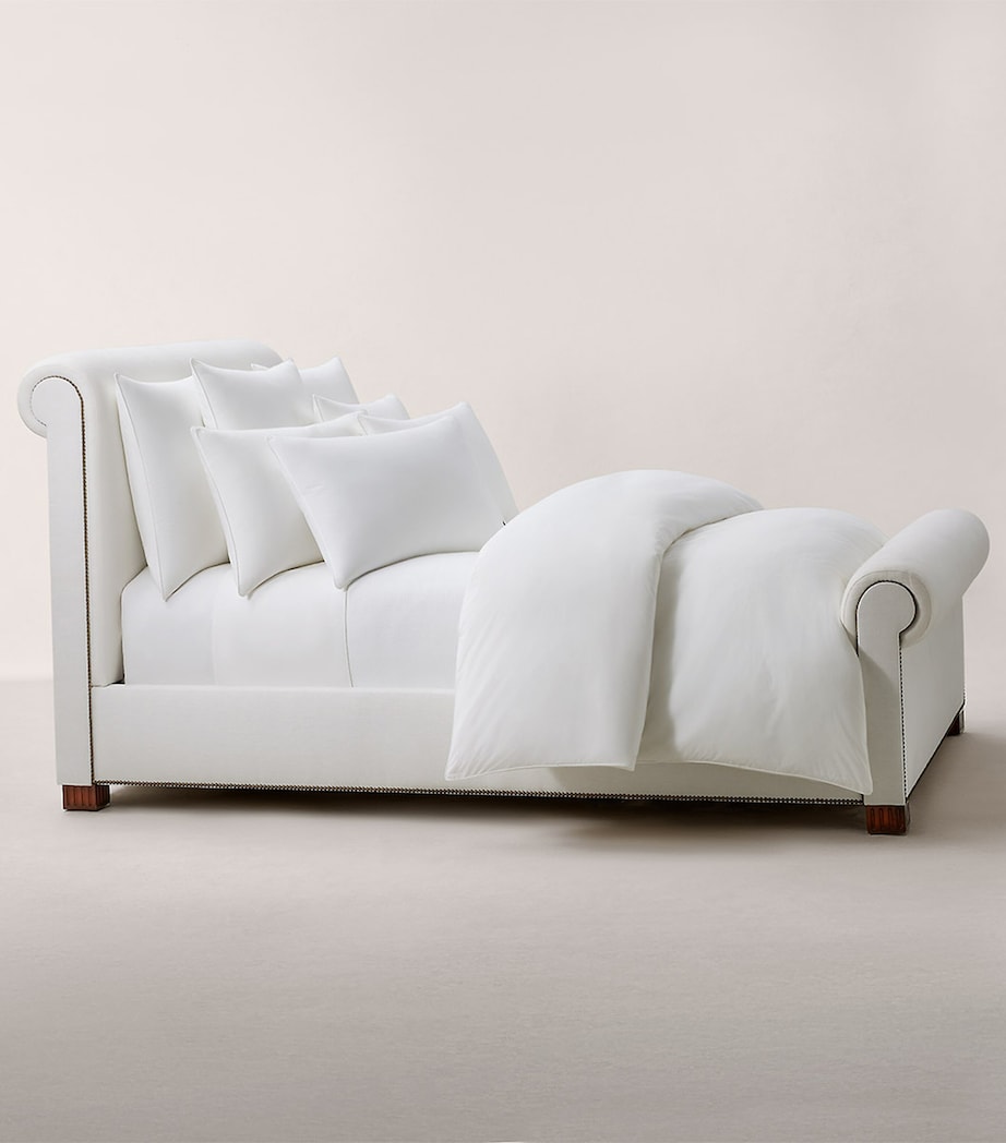 Polo Player Single Fitted Sheet (90cm x 200cm) WHITE Image 1