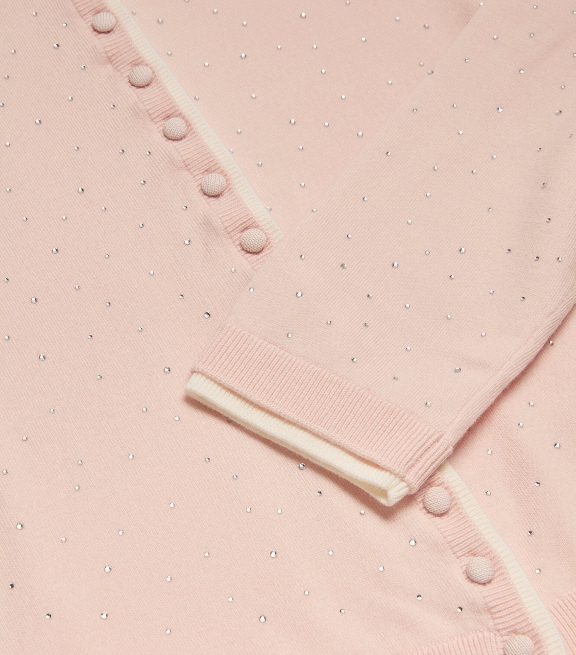 Wool-Blend Embellished Cardigan PINK Image 2