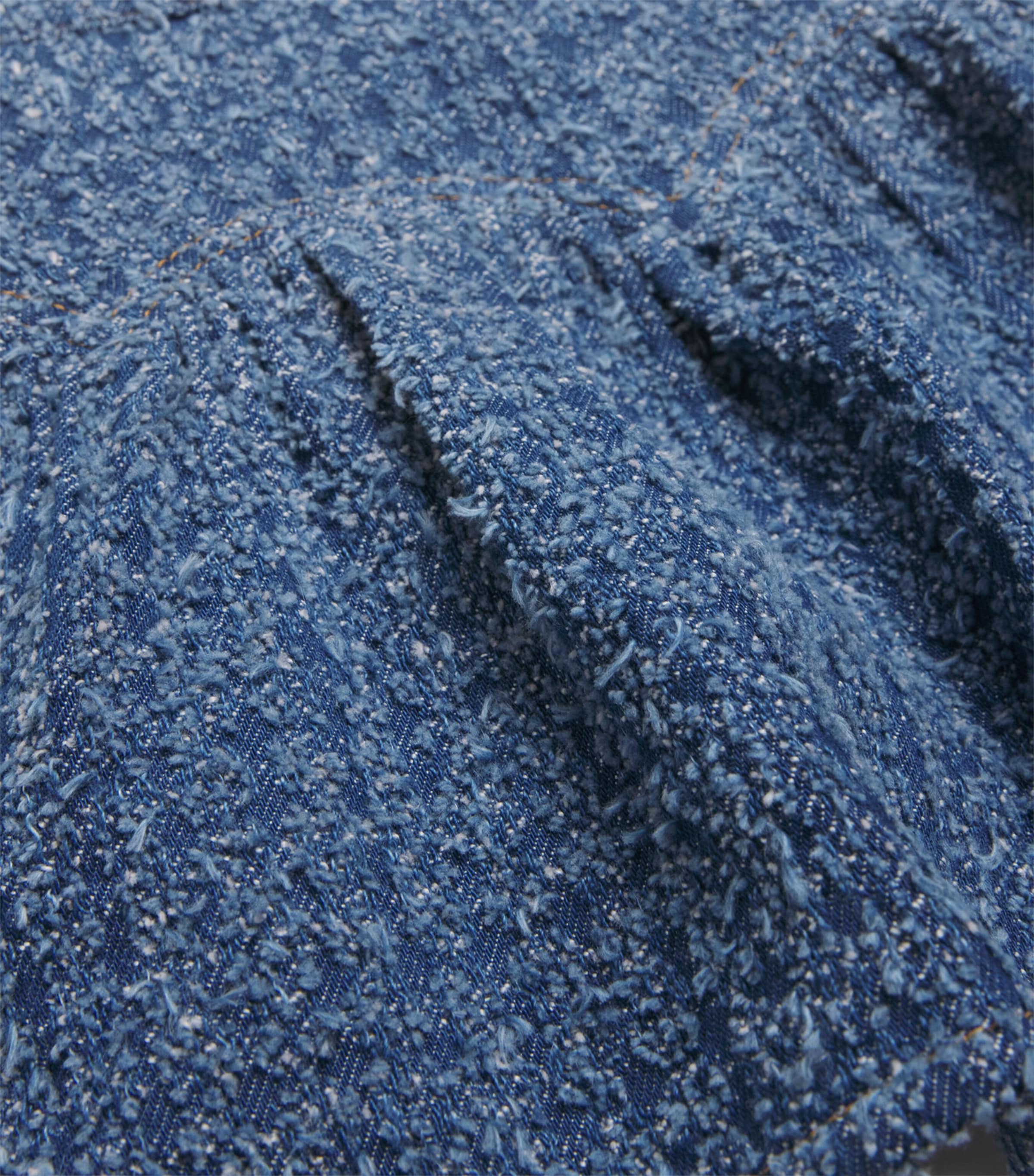 Tweed-Textured Denim Skirt (3-12 Years) BLUE Image 3