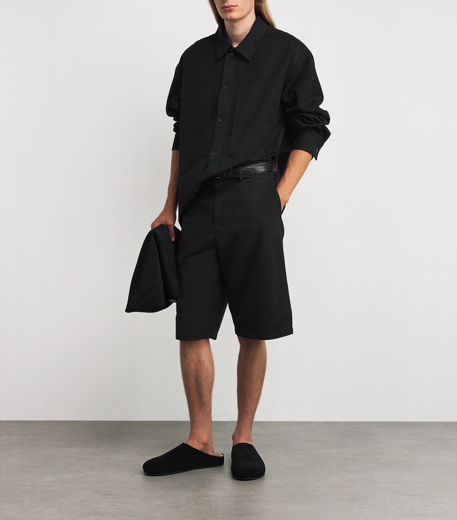 Cotton Cosmo Shorts BLACK Image 2