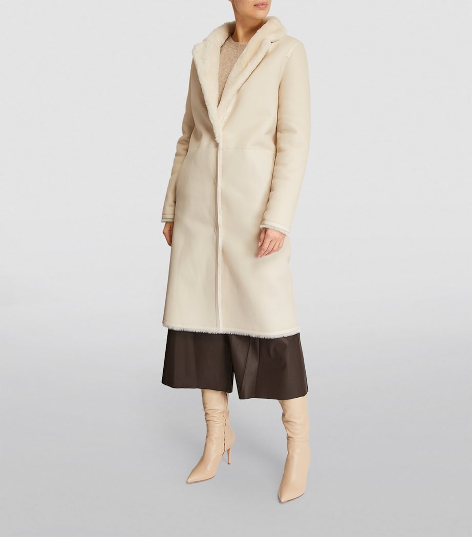 Shearling Reversible Coat A1006 Image 6