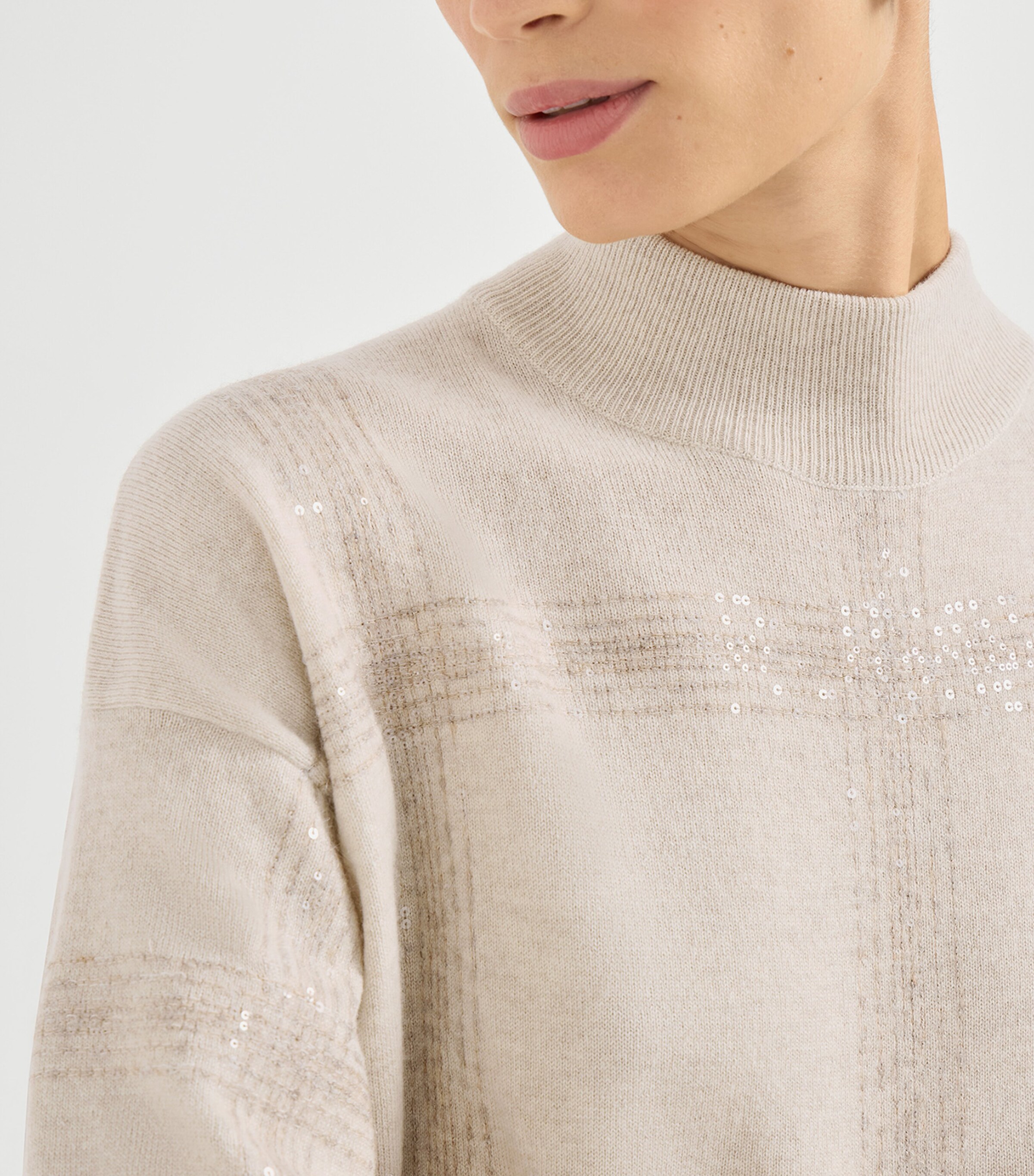 Embroidered Knitted Dress C9731 Image 6