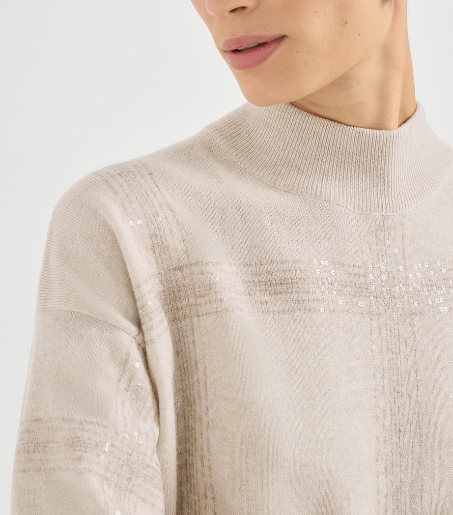 Embroidered Knitted Dress C9731 Image 6