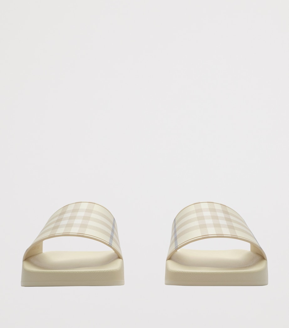 Burberry Check Slides Sesame Beige Ip Chk Image 2