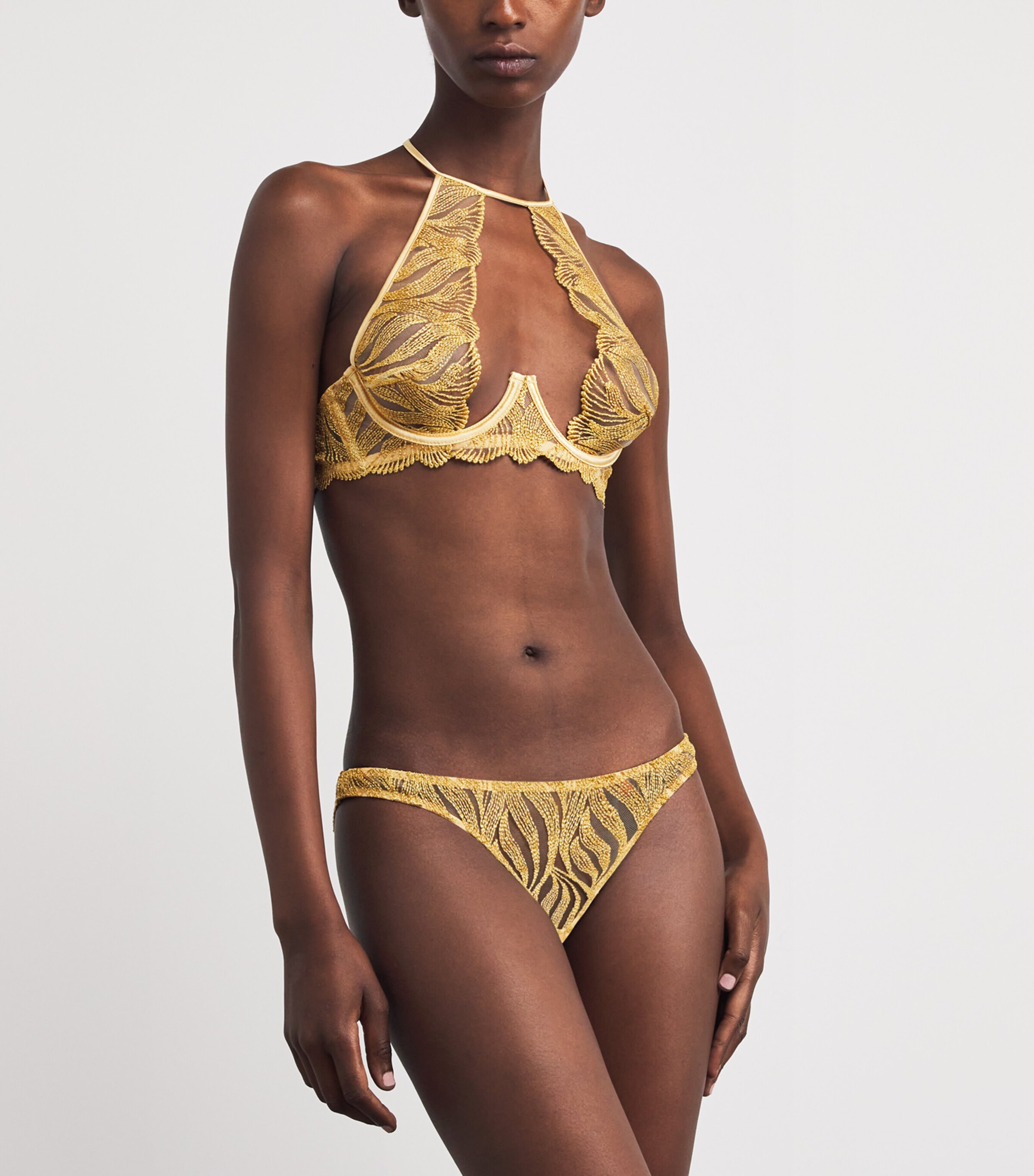 Celeste Brazilian Briefs GOLD Image 2