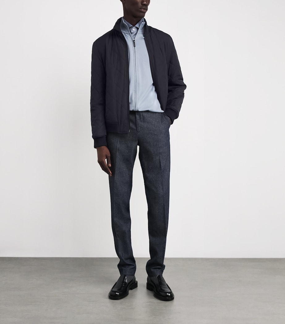 Reversible Bomber Jacket 01 BLUE NAVY Image 2