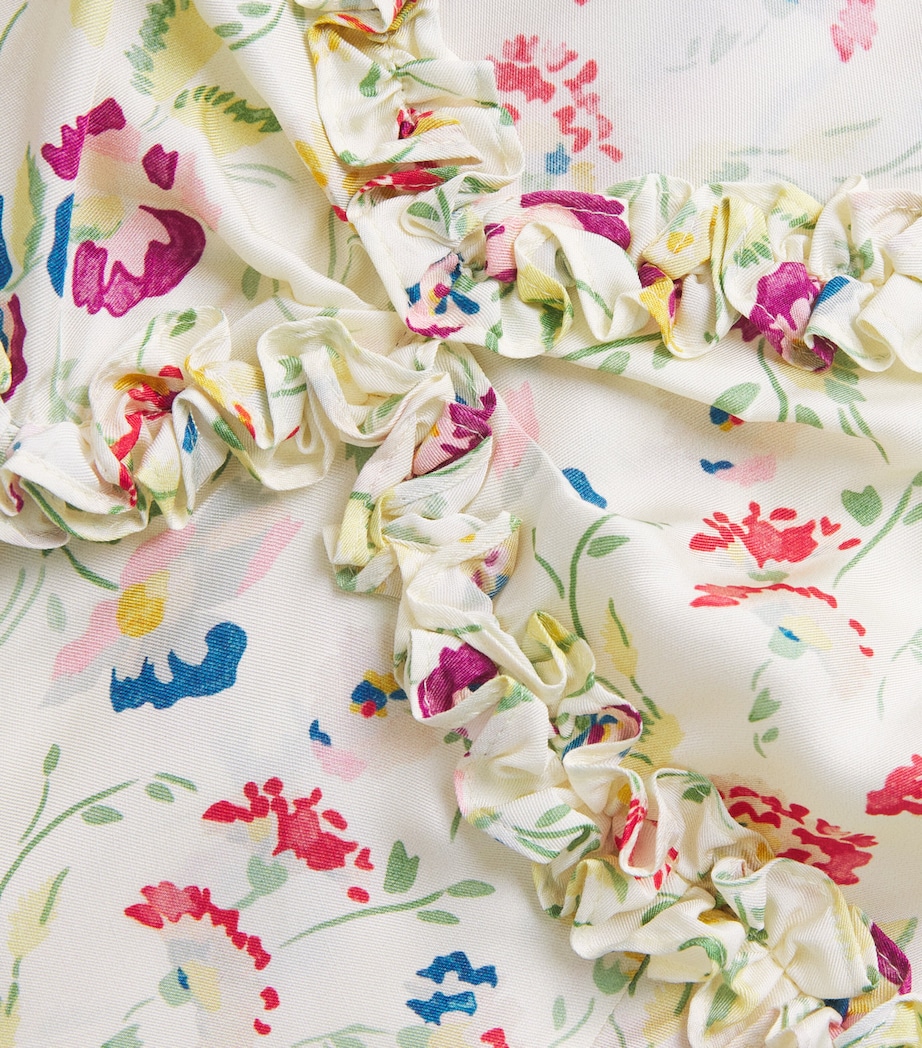 Silk-Blend Satin Valerine Maxi Dress WINDSWEPT BLOOMS Image 5