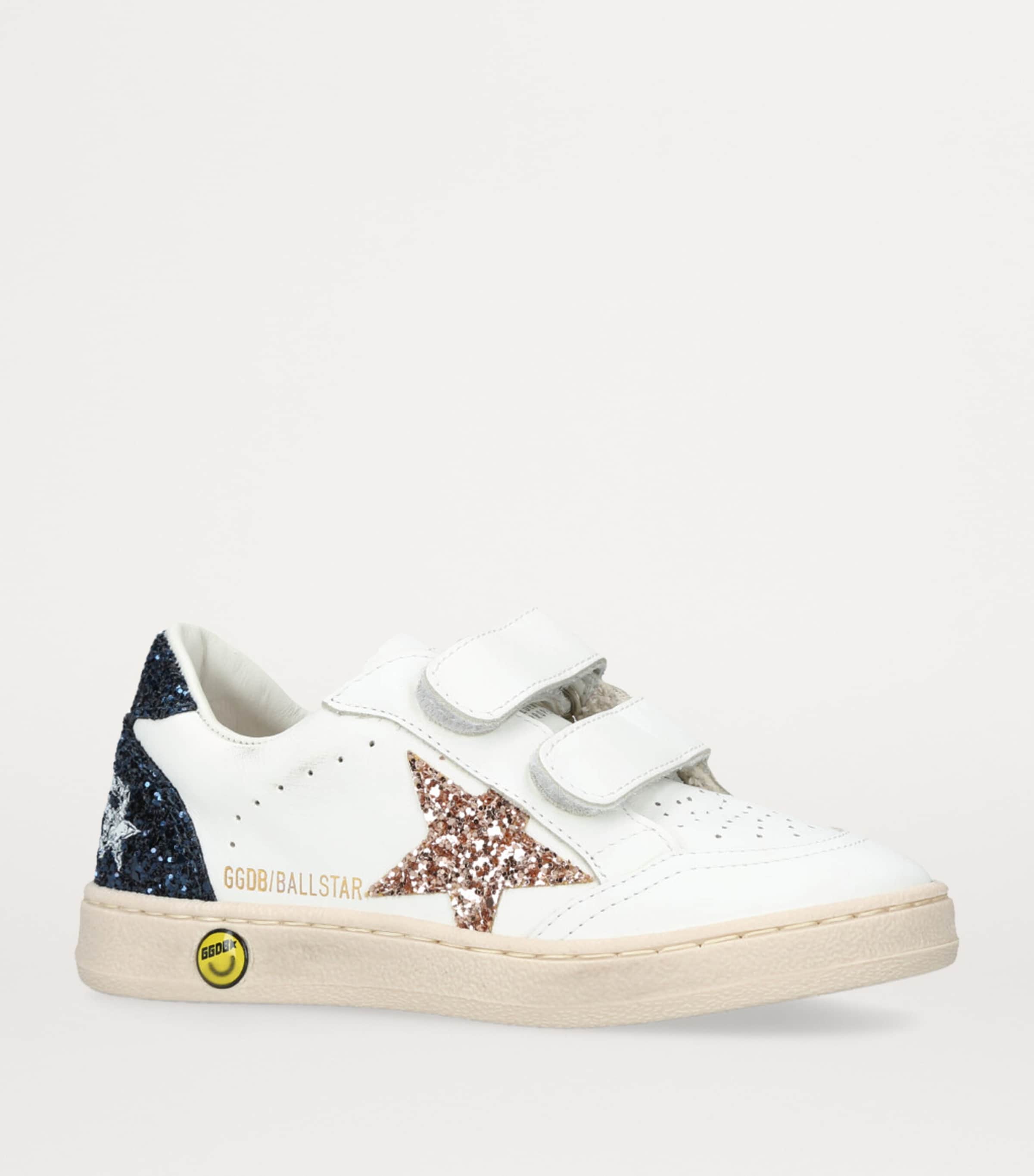 Leather Ball Star Sneakers GOLD COMB Image 3