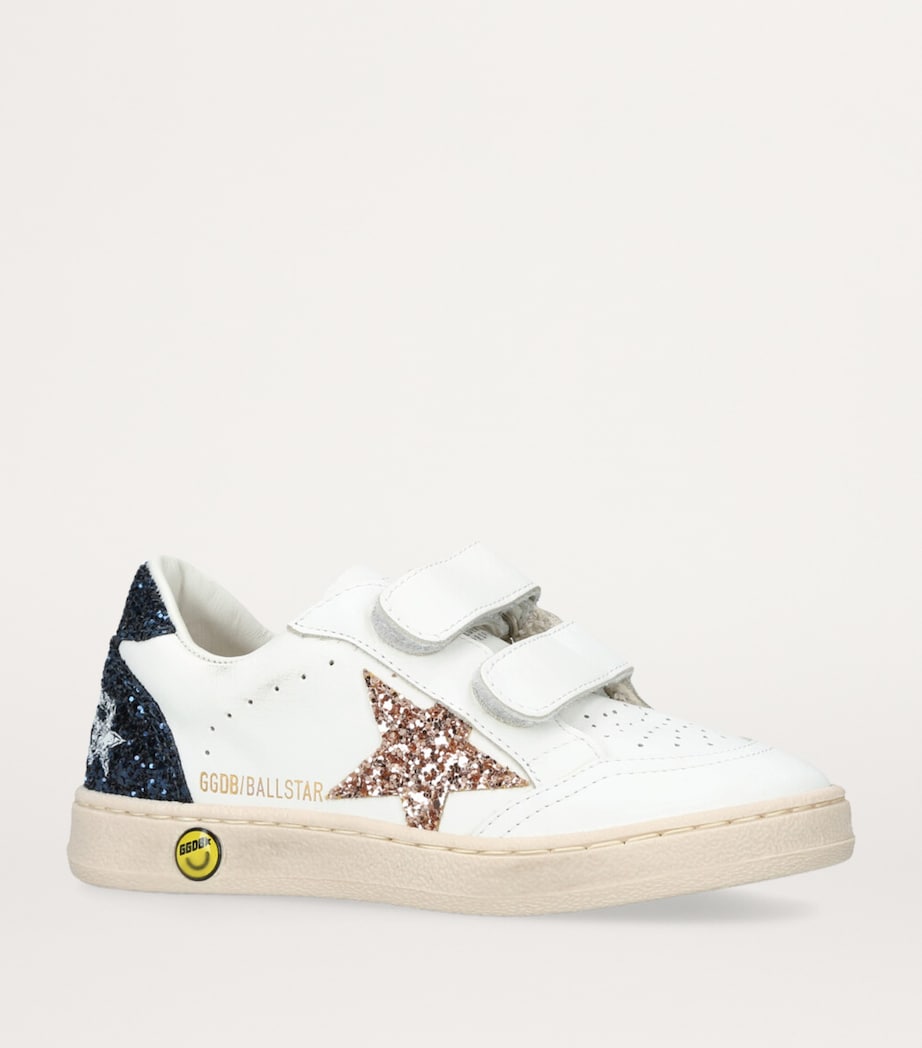 Leather Ball Star Sneakers GOLD COMB Image 3