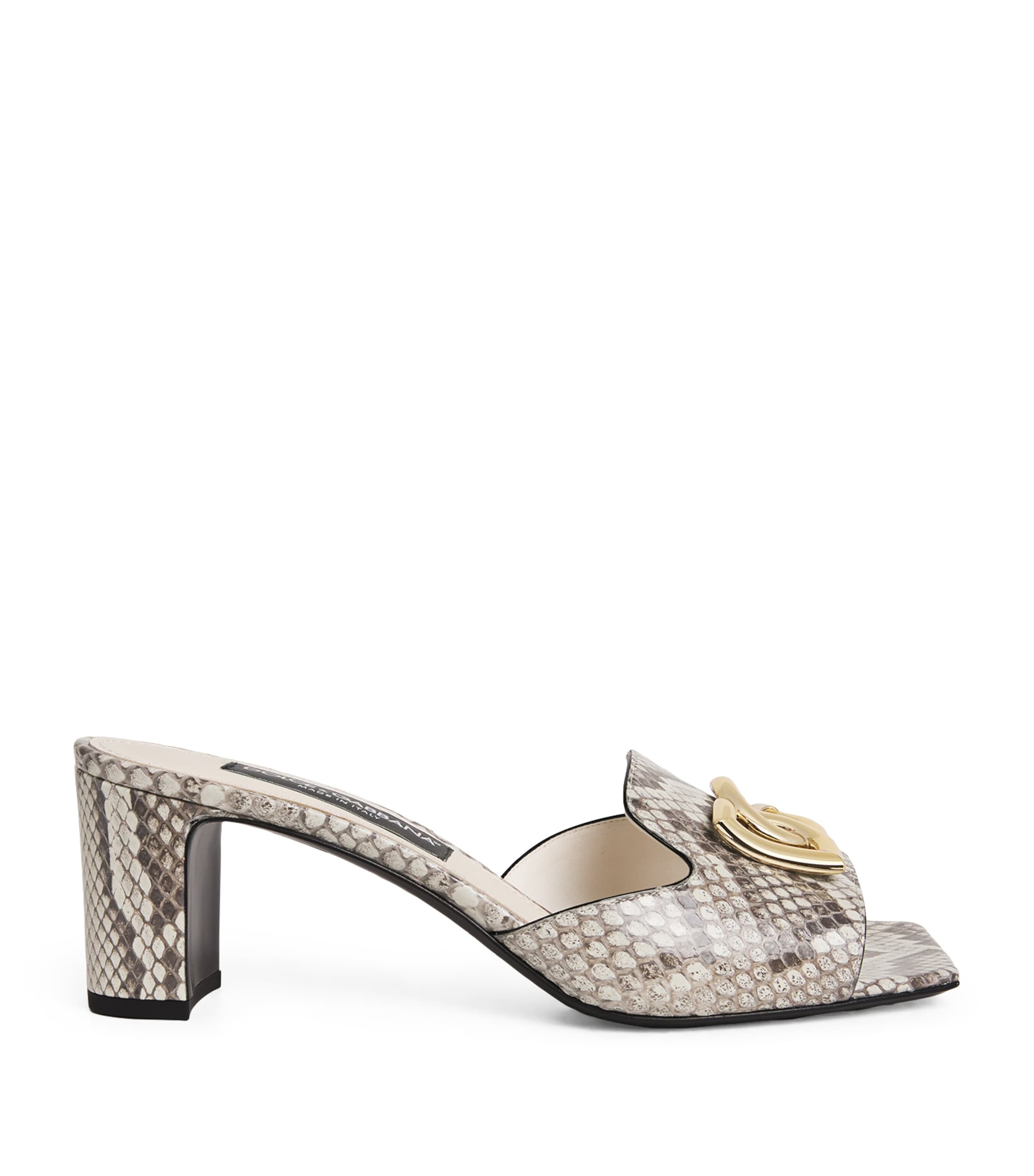 Dolce & Gabbana Snakeskin Abaya Sandals 60 | Women Shoes | Heels | Sandals | Designers | Dolce & Gabbana