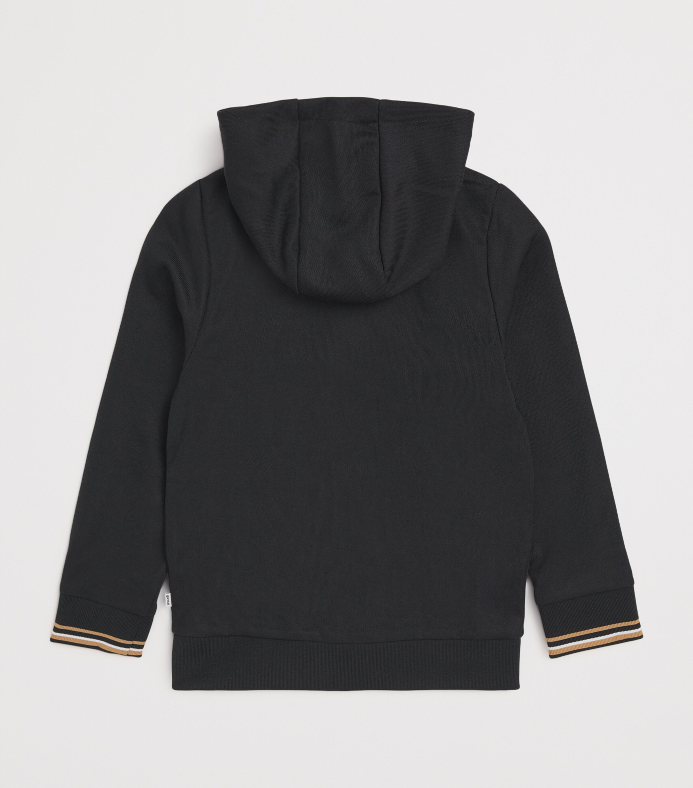 Cotton-Blend Logo Zip Hoodie (4-16 Years) BLACK Image 2