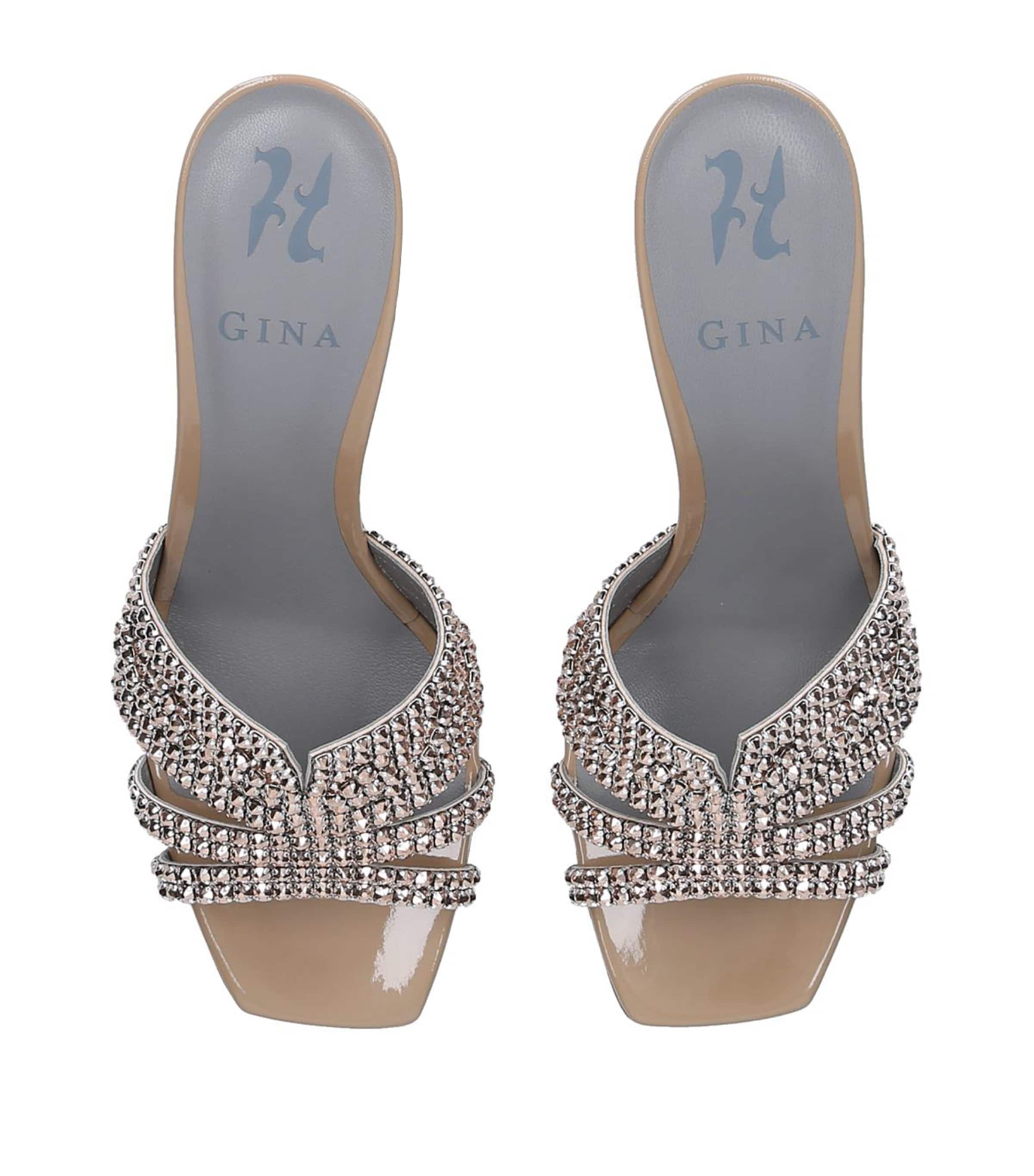 Leather Arizona Mules 85 GOLD Image 4