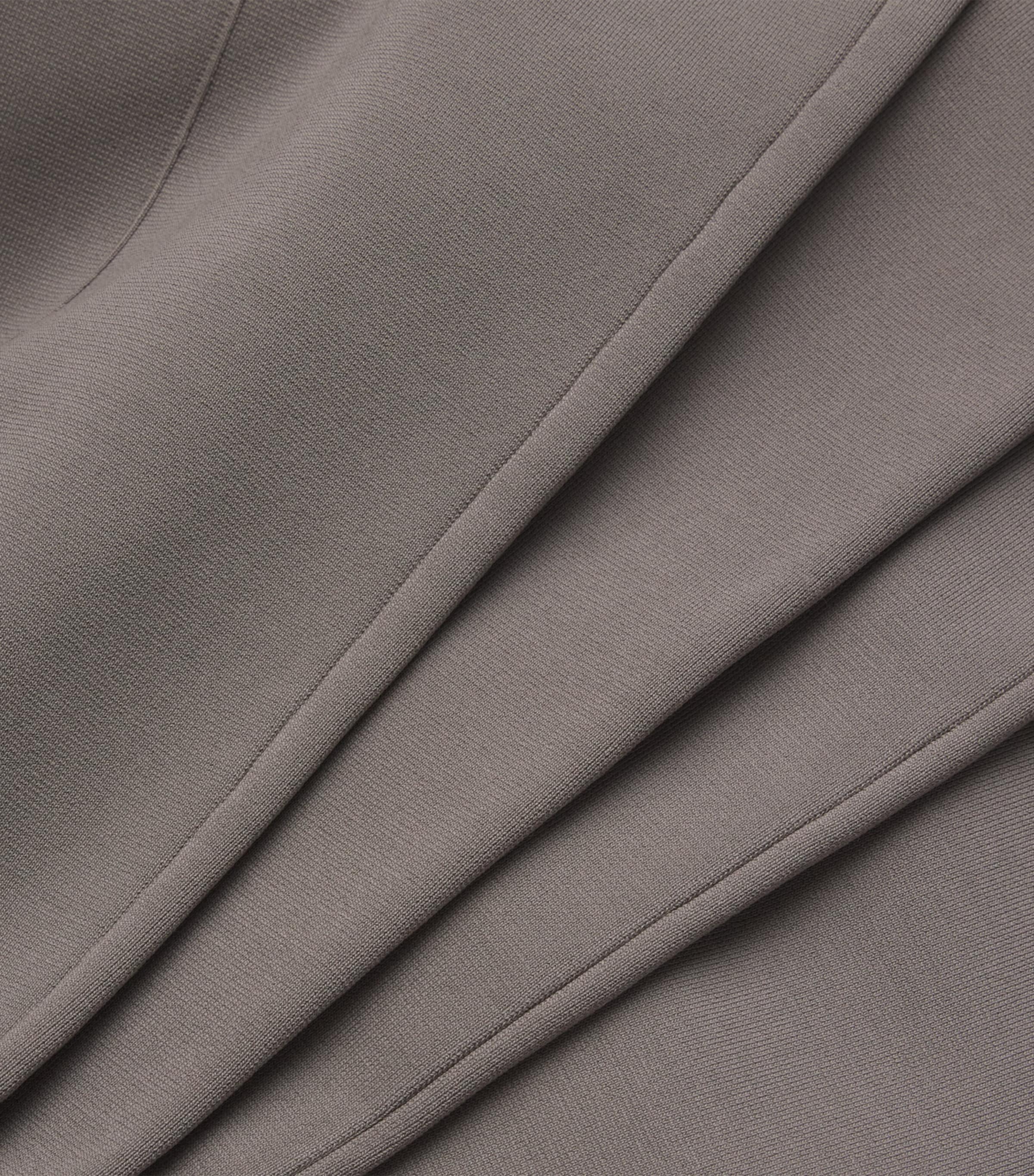 Knitted Milano Flared Trousers MUSHROOM Image 5