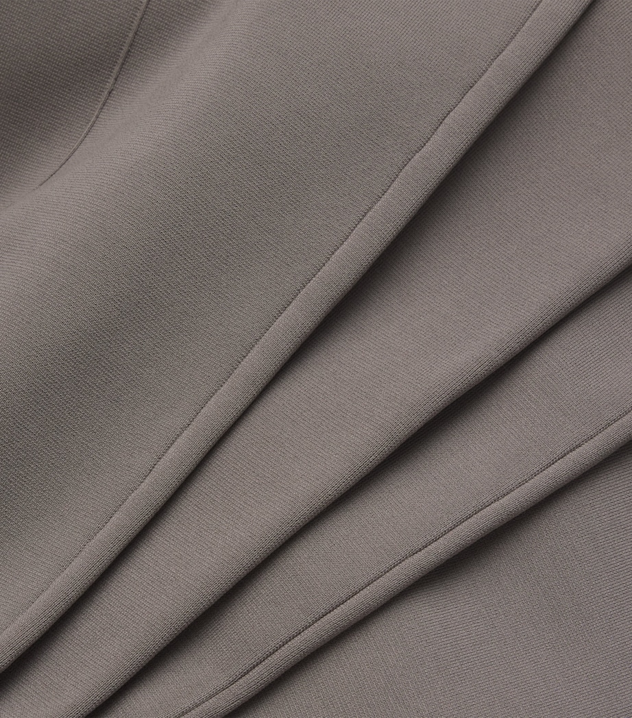 Knitted Milano Flared Trousers MUSHROOM Image 5