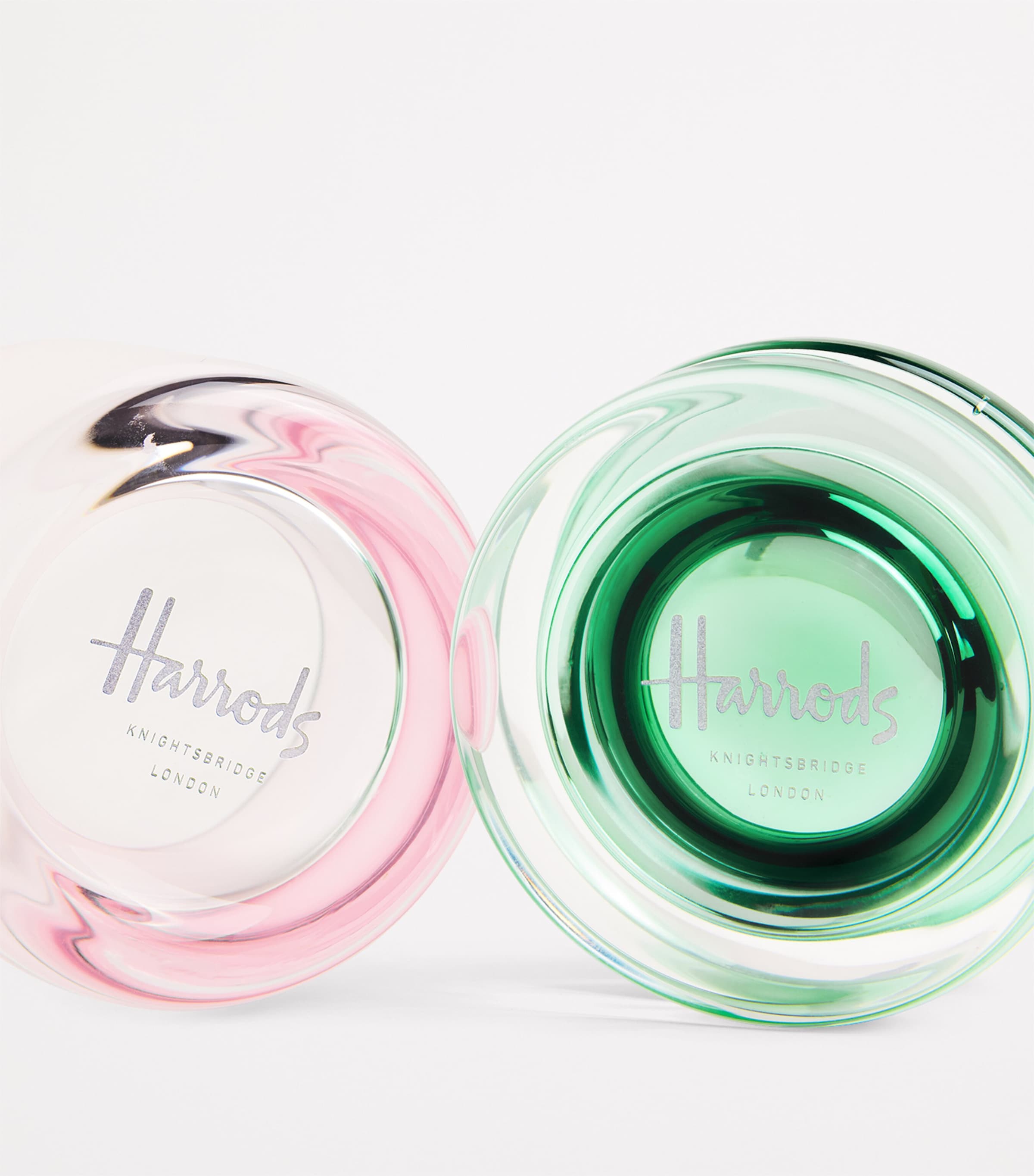 Harrods Small Glass Pot Clear Image 3